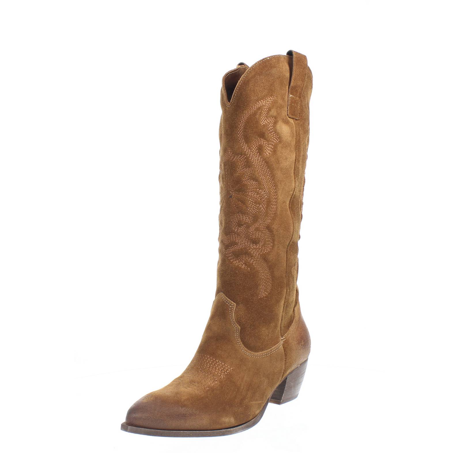 AERRE GROUP  Charly 45 - Texanische Lederstiefel Damen braun
