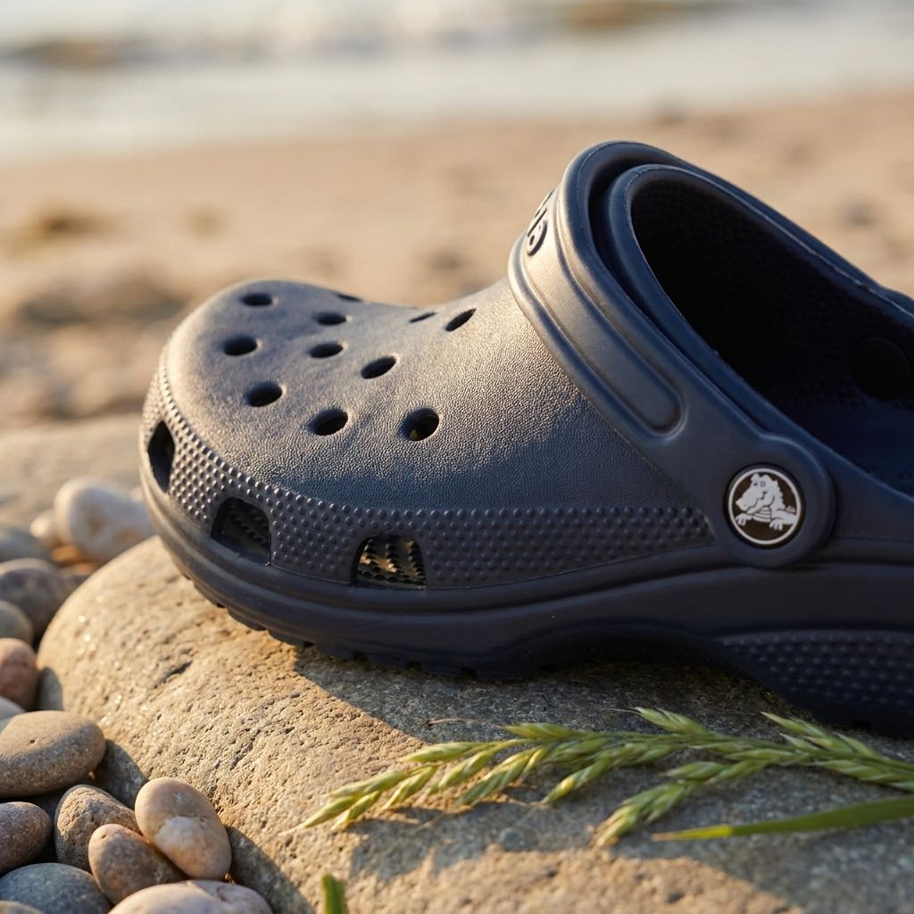 CROCS Klassischer Clog Herren blau Foto 5