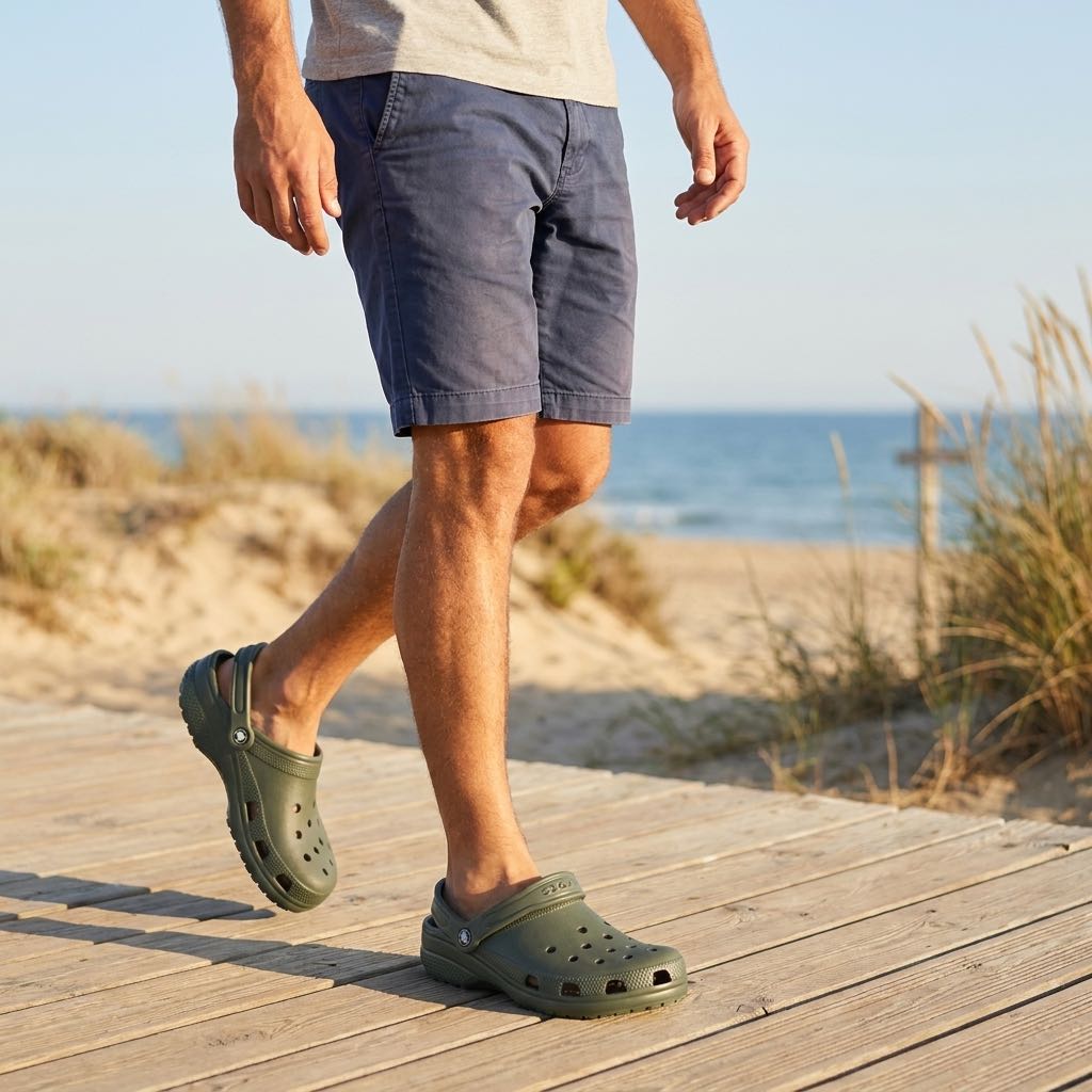 CROCS Klassischer Clog Herren grün Foto 2