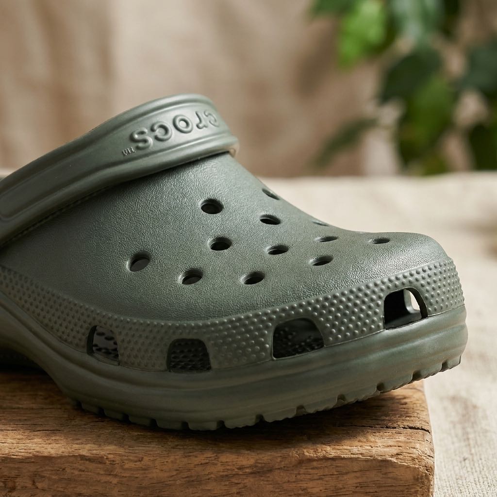 CROCS Klassischer Clog Herren grün Foto 5