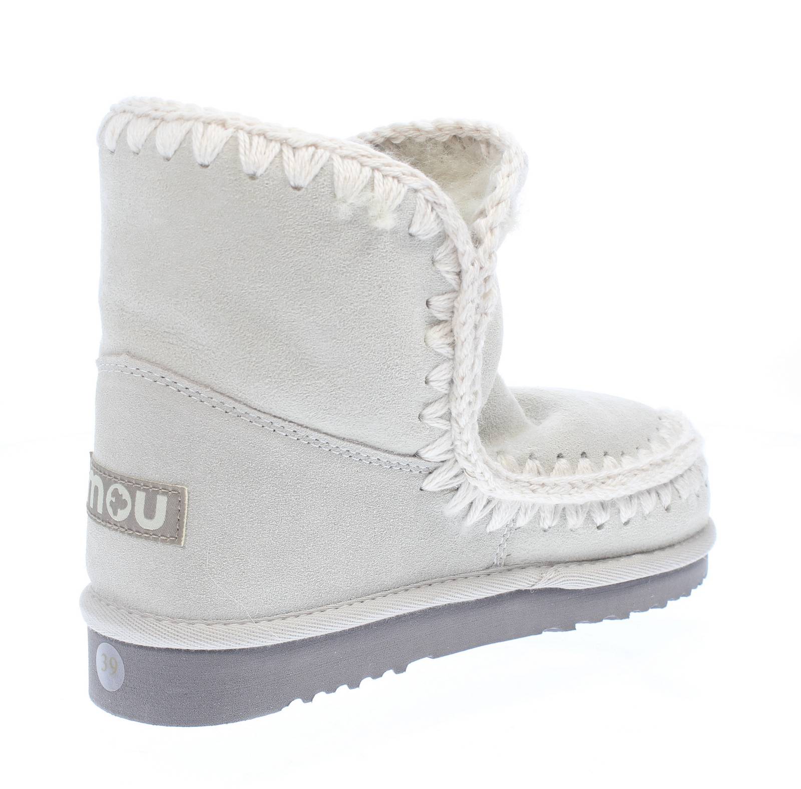 MOU Eskimo 18 - Bottes en peau de mouton Femme argent Photo 4