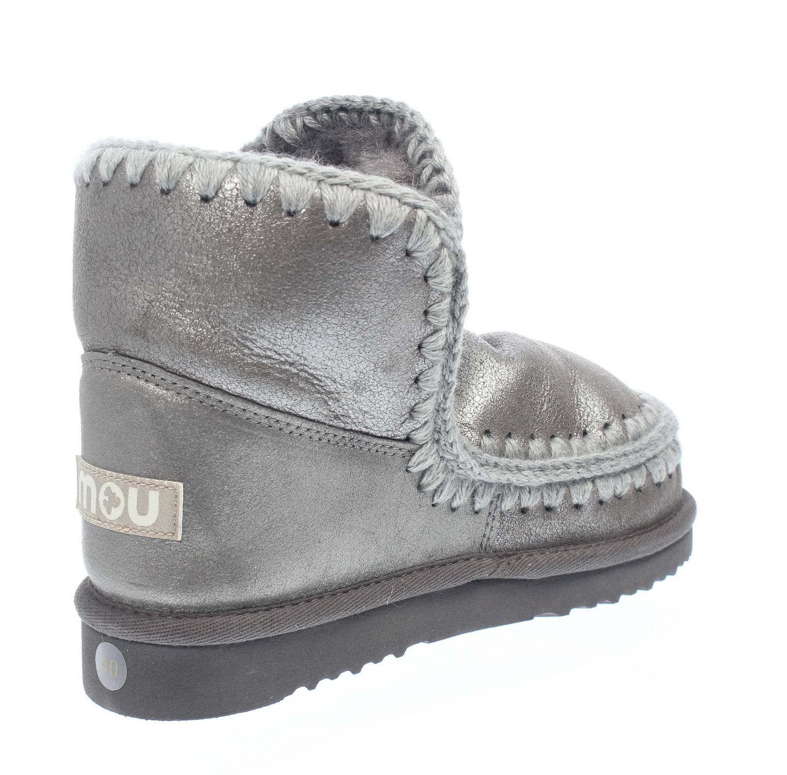 MOU Eskimo 18 - Bottes en peau de mouton Femme gris Photo 4