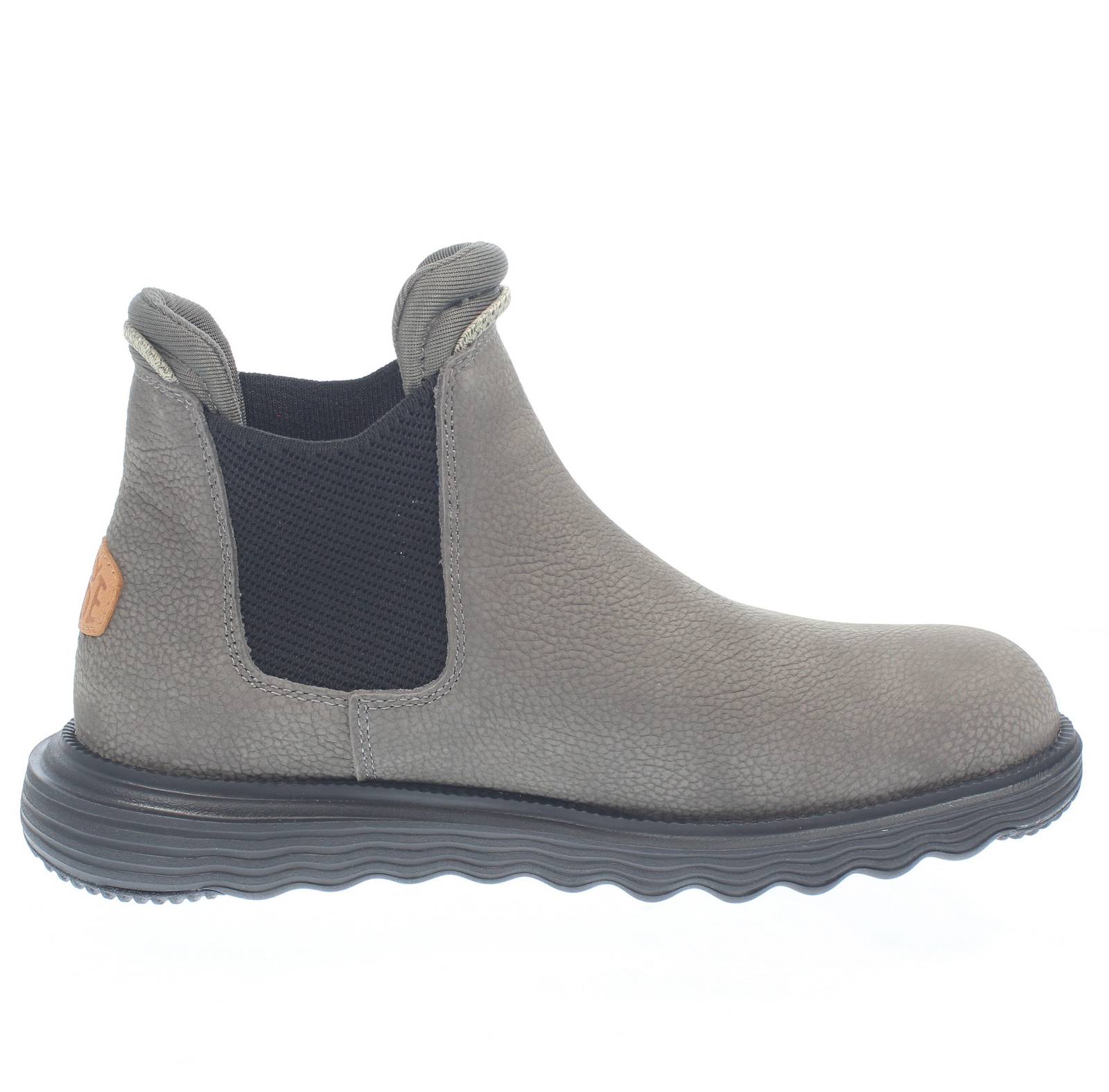 HEY DUDE Branson Craft - Bottes Chelsea en cuir Homme gris Photo 2