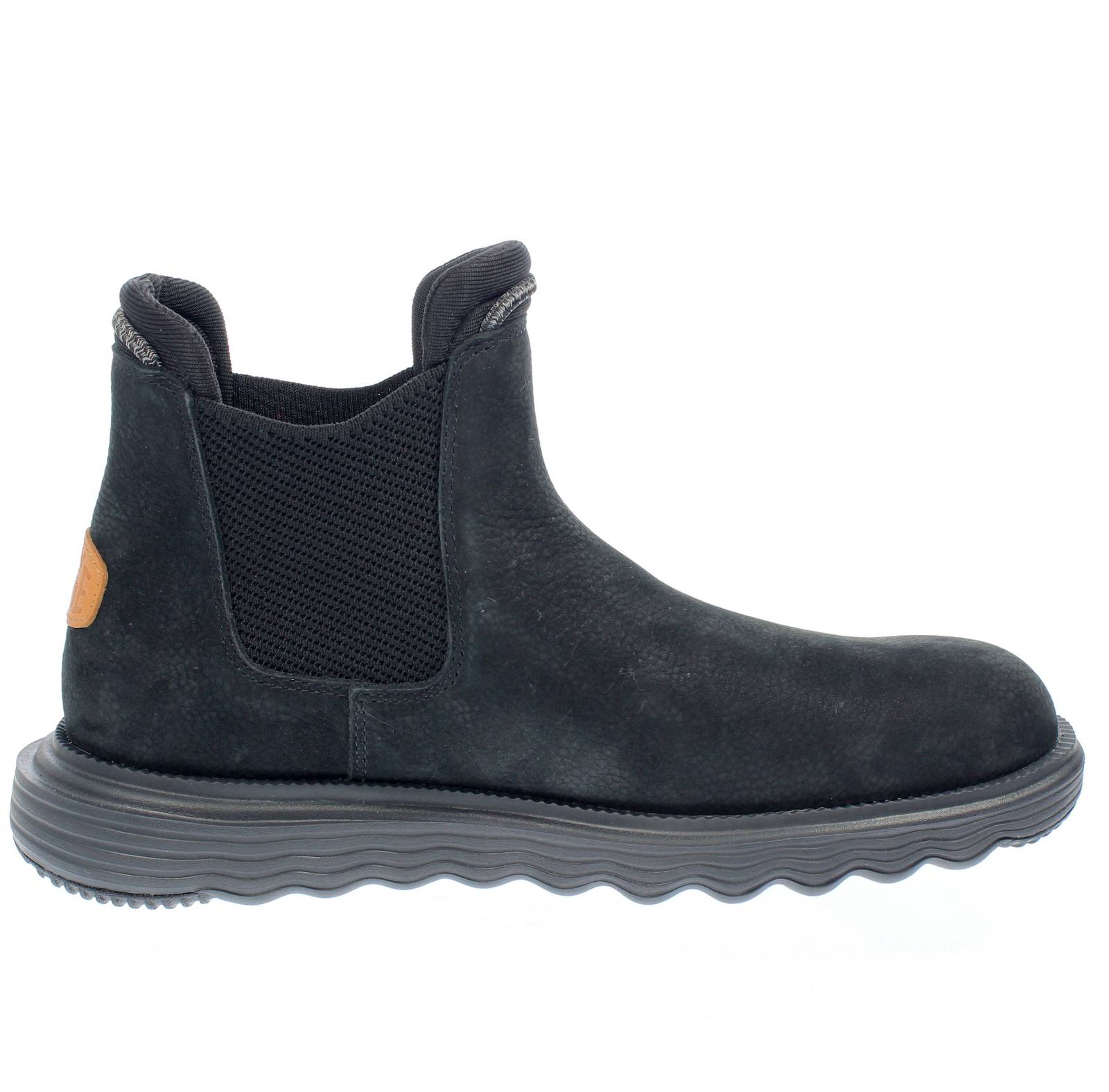 HEY DUDE Branson Craft - Bottes Chelsea en cuir Homme noir Photo 2