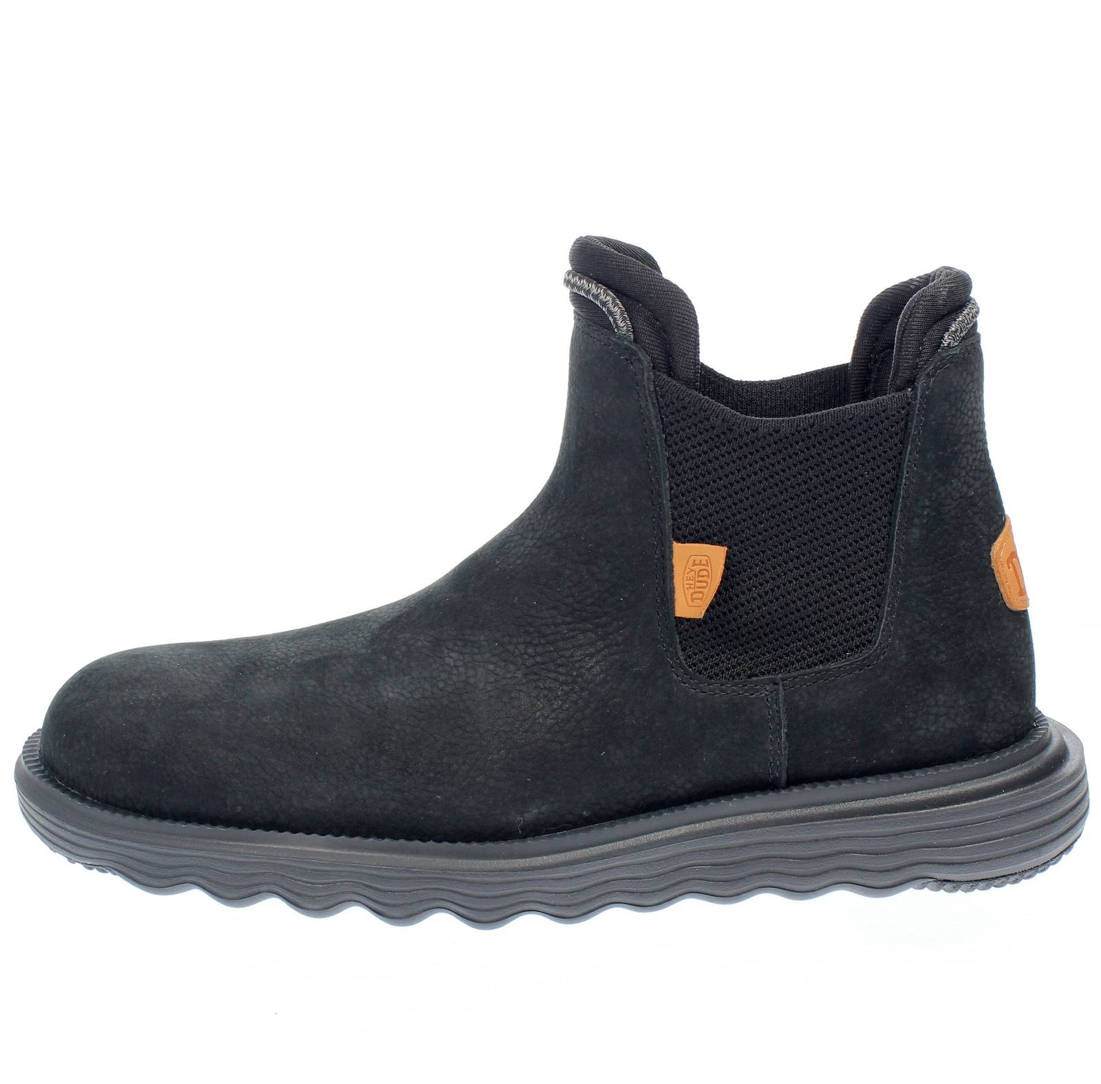 HEY DUDE Branson Craft - Bottes Chelsea en cuir Homme noir Photo 3