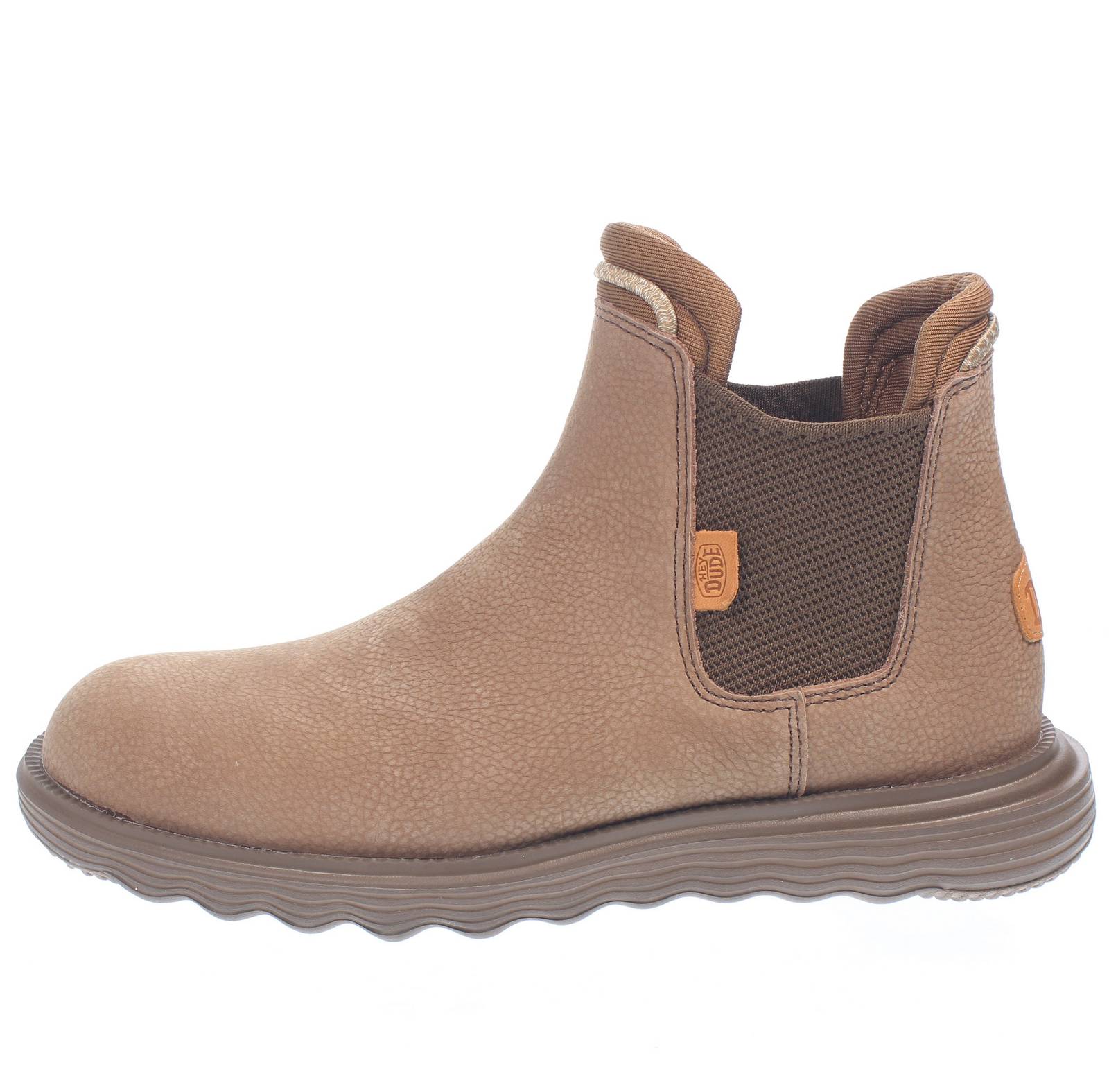 HEY DUDE Branson Craft - Bottes Chelsea en cuir Homme marron Photo 3