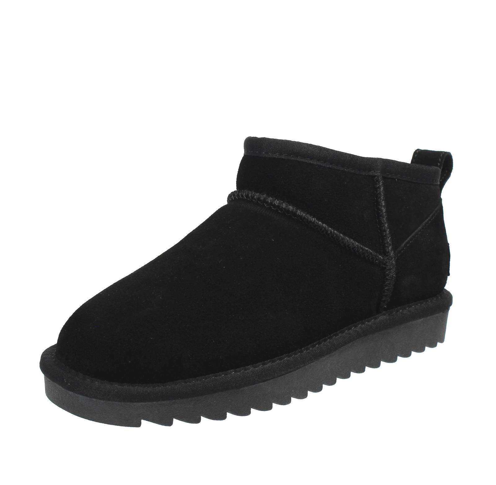 Короткая зимняя куртка калифорнийского цвета - Stivaletti из замши Nero - Donna Scarpe