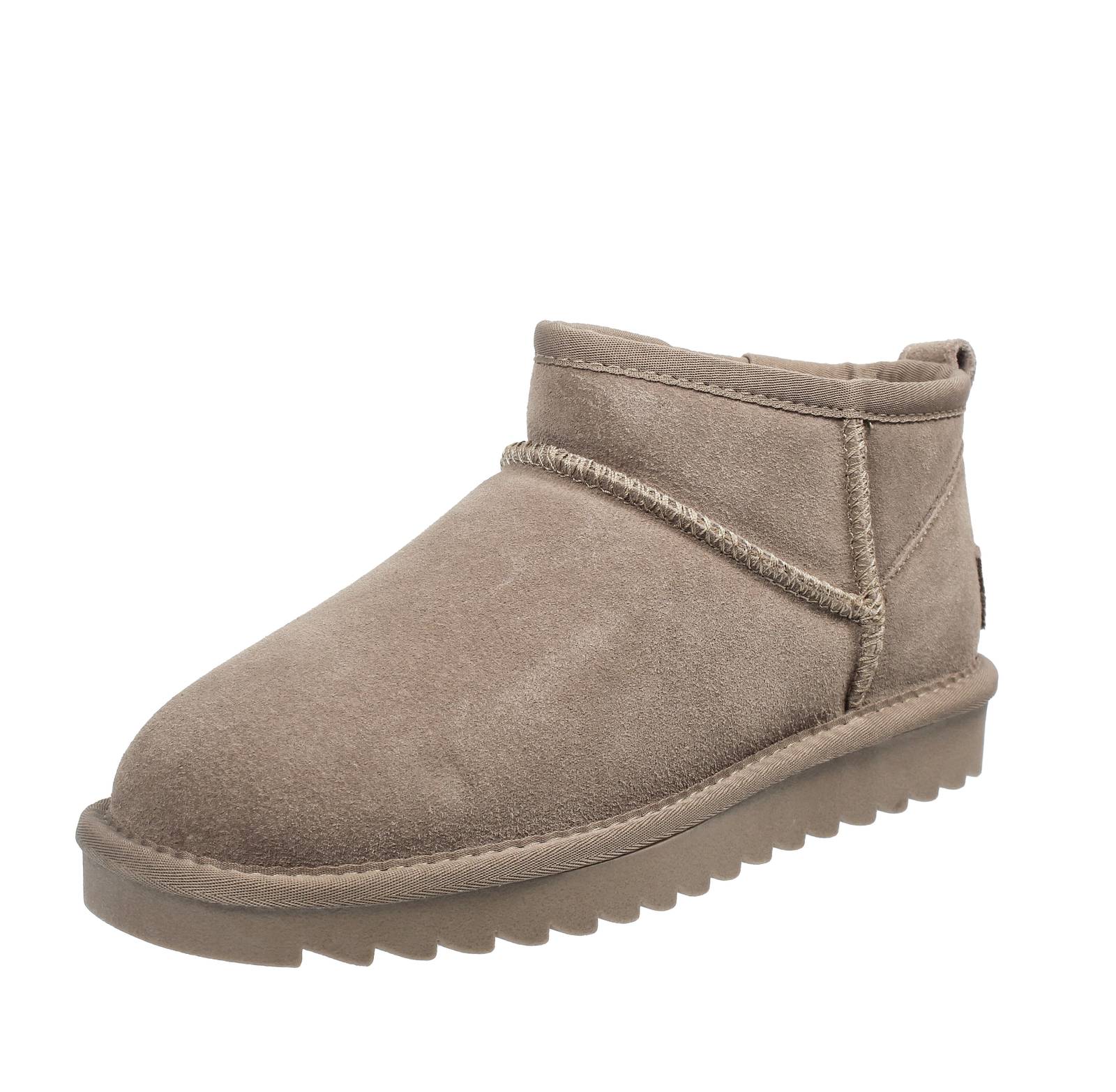 Короткая зимняя куртка калифорнийского цвета - Stivaletti из замши Sabbia - Donna Scarpe