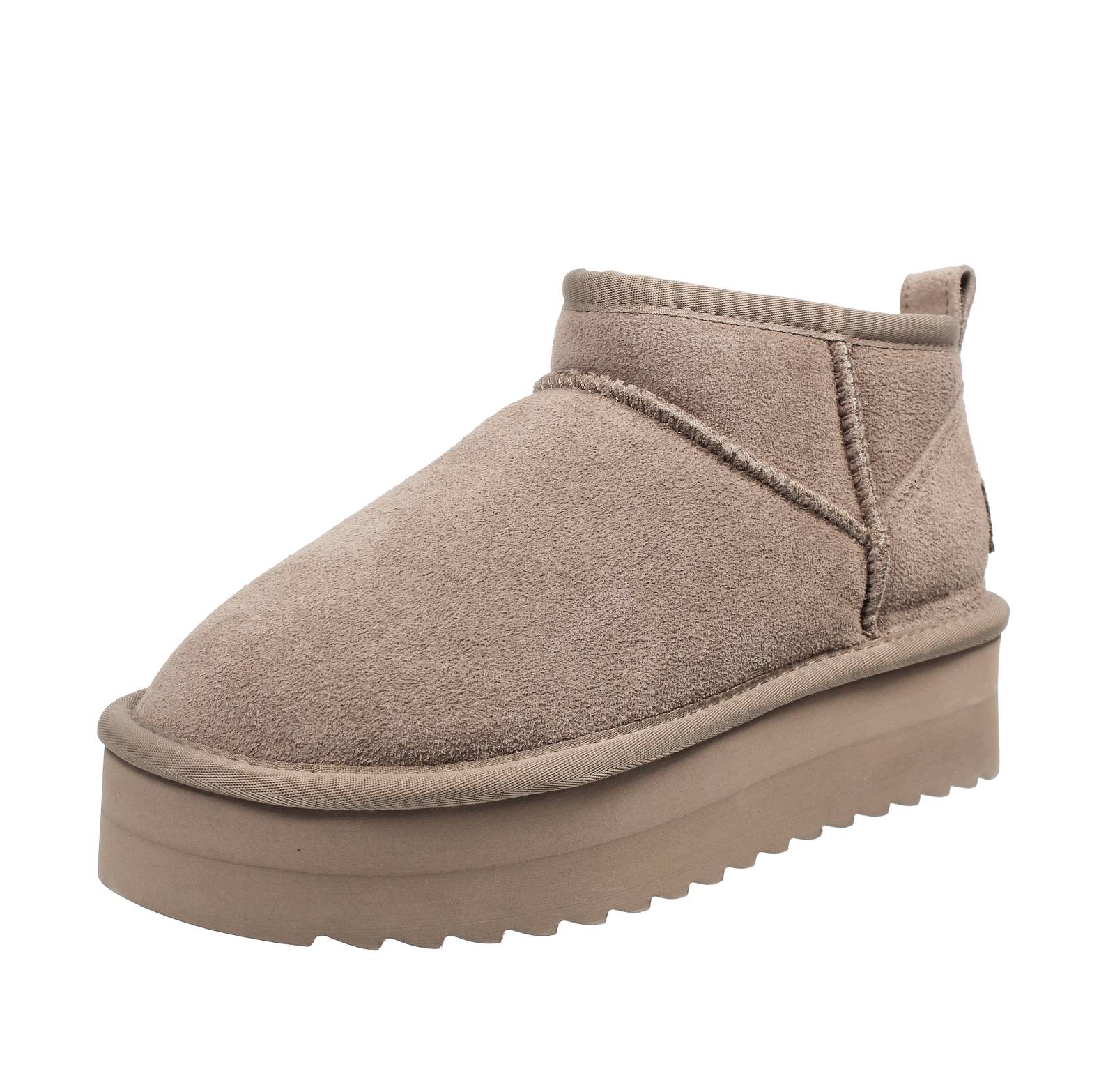 Зимние калифорнийские туфли на платформе - Stivaletti из замши Sabbia - Donna Scarpe