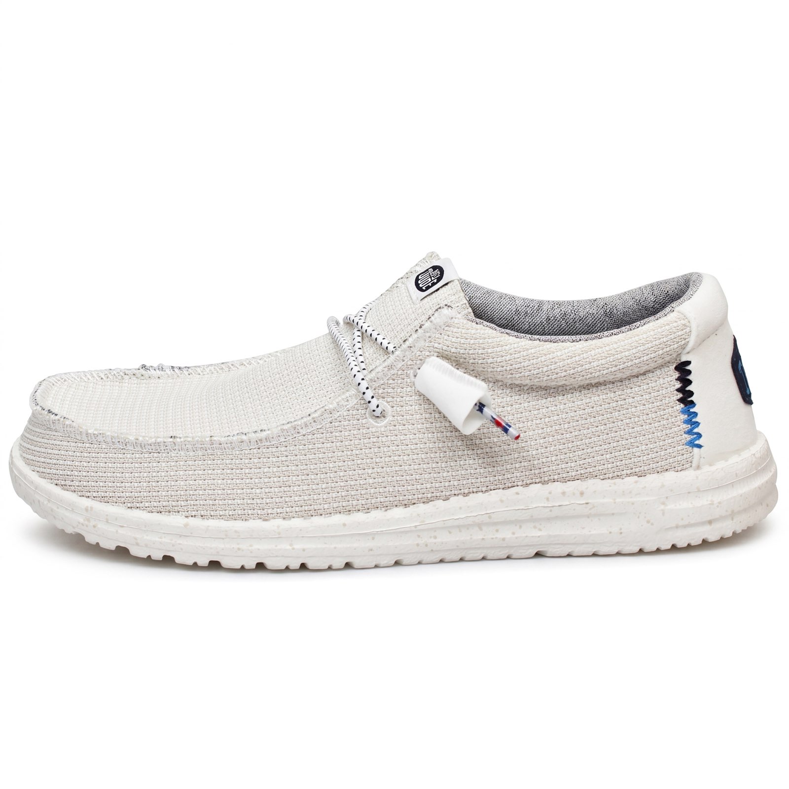 HEY DUDE Wally sport Mesh - Chaussures de bateau Homme blanc Photo 4