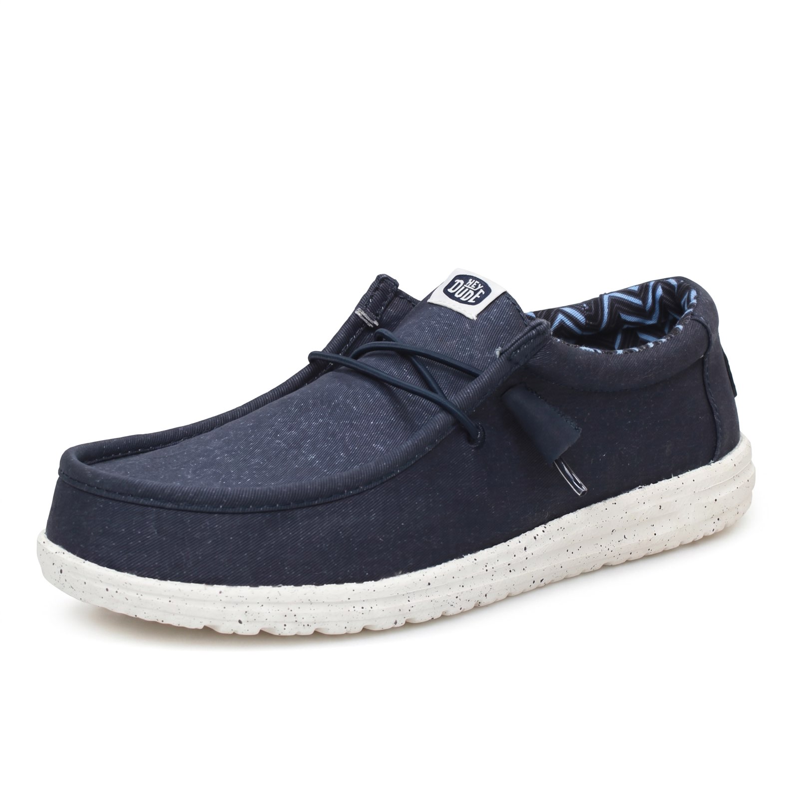 HEY DUDE Wally Canvas - Chaussures de bateau Homme bleu