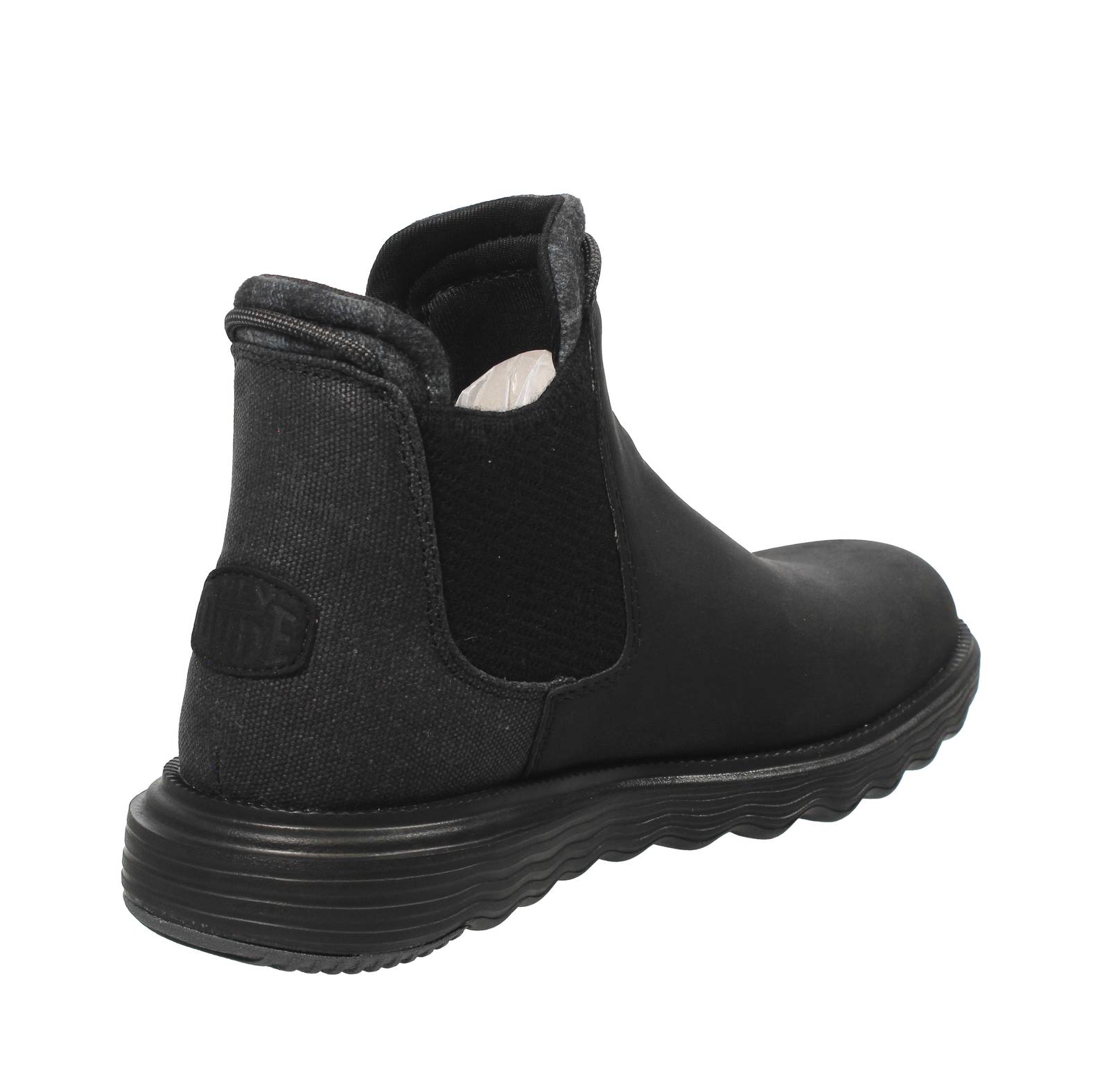 HEY DUDE Branson Classic - Bottes Chelsea en cuir Homme noir Photo 4