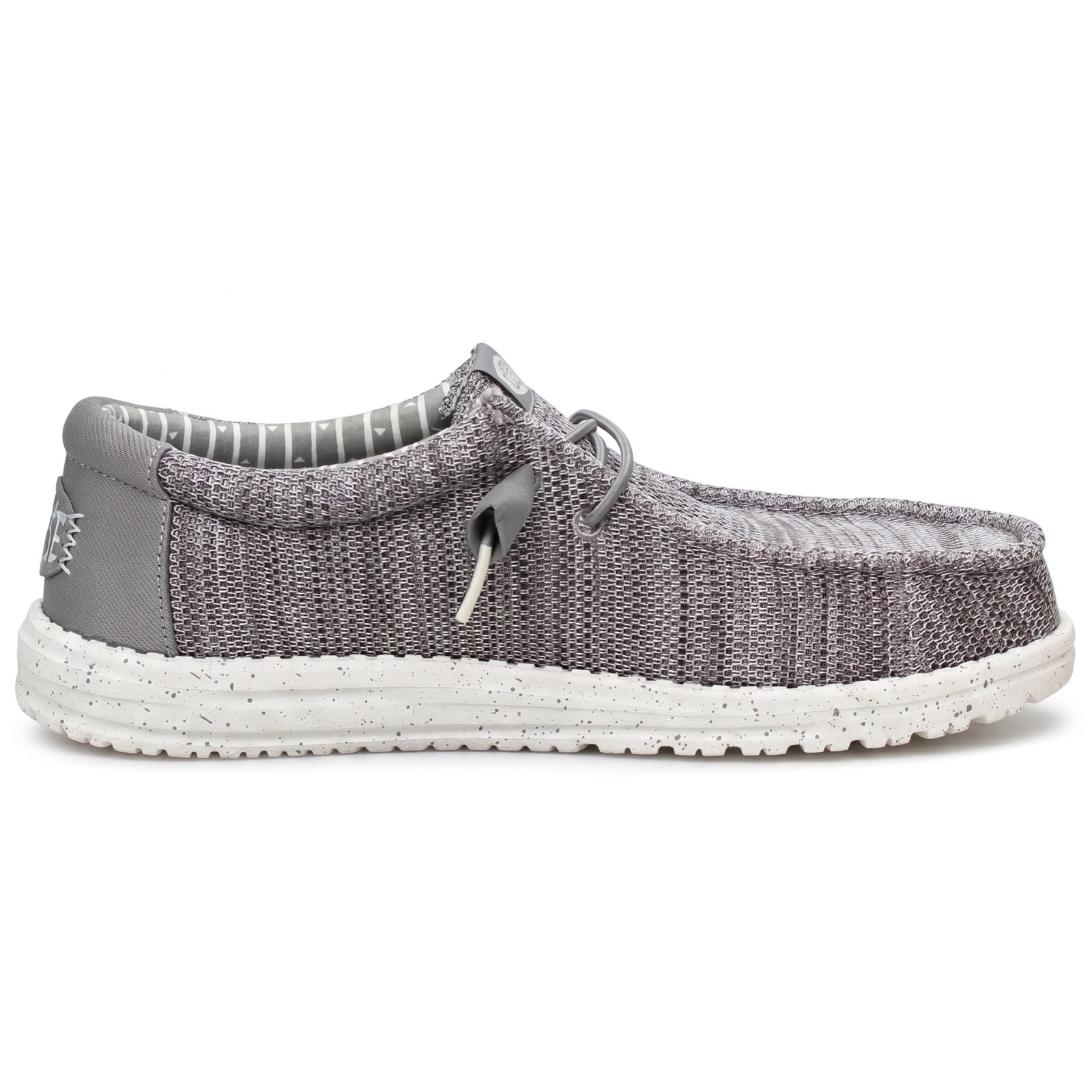 HEY DUDE Wally Stretch Sox - Chaussures de bateau Homme gris Photo 3