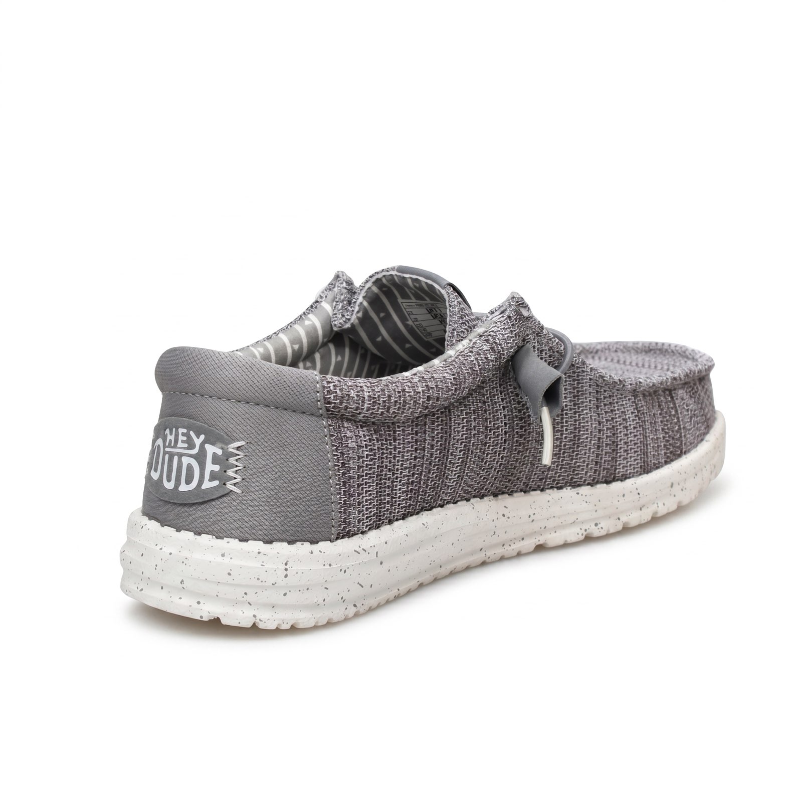HEY DUDE Wally Stretch Sox - Chaussures de bateau Homme gris Photo 6