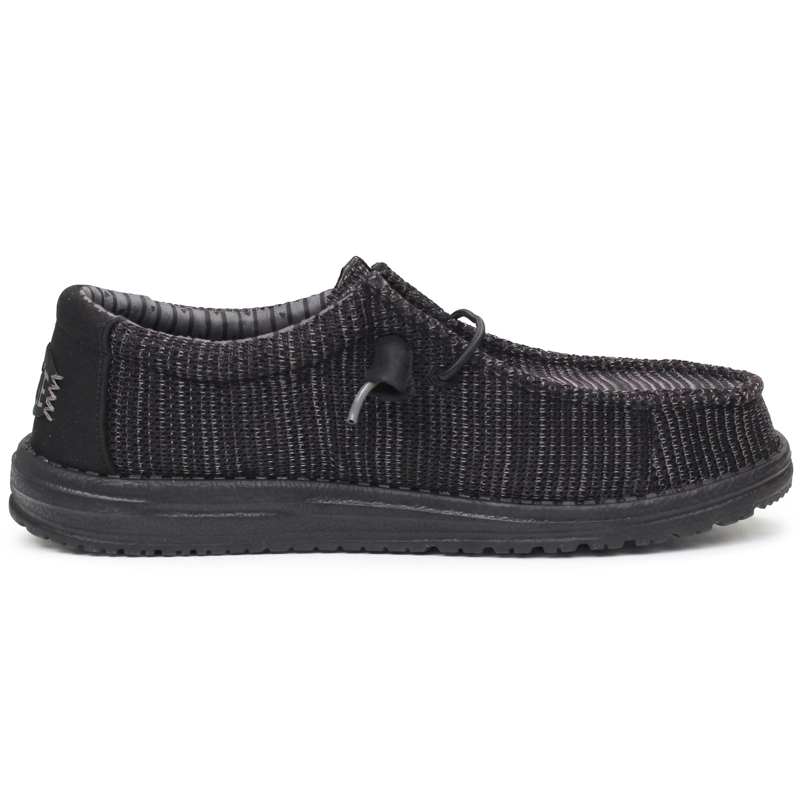 HEY DUDE Wally Stretch Sox - Chaussures de bateau Homme noir Photo 3