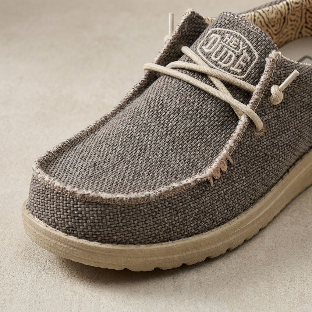 HEY DUDE Wally Braided - Chaussures de bateau Homme vert Photo 5