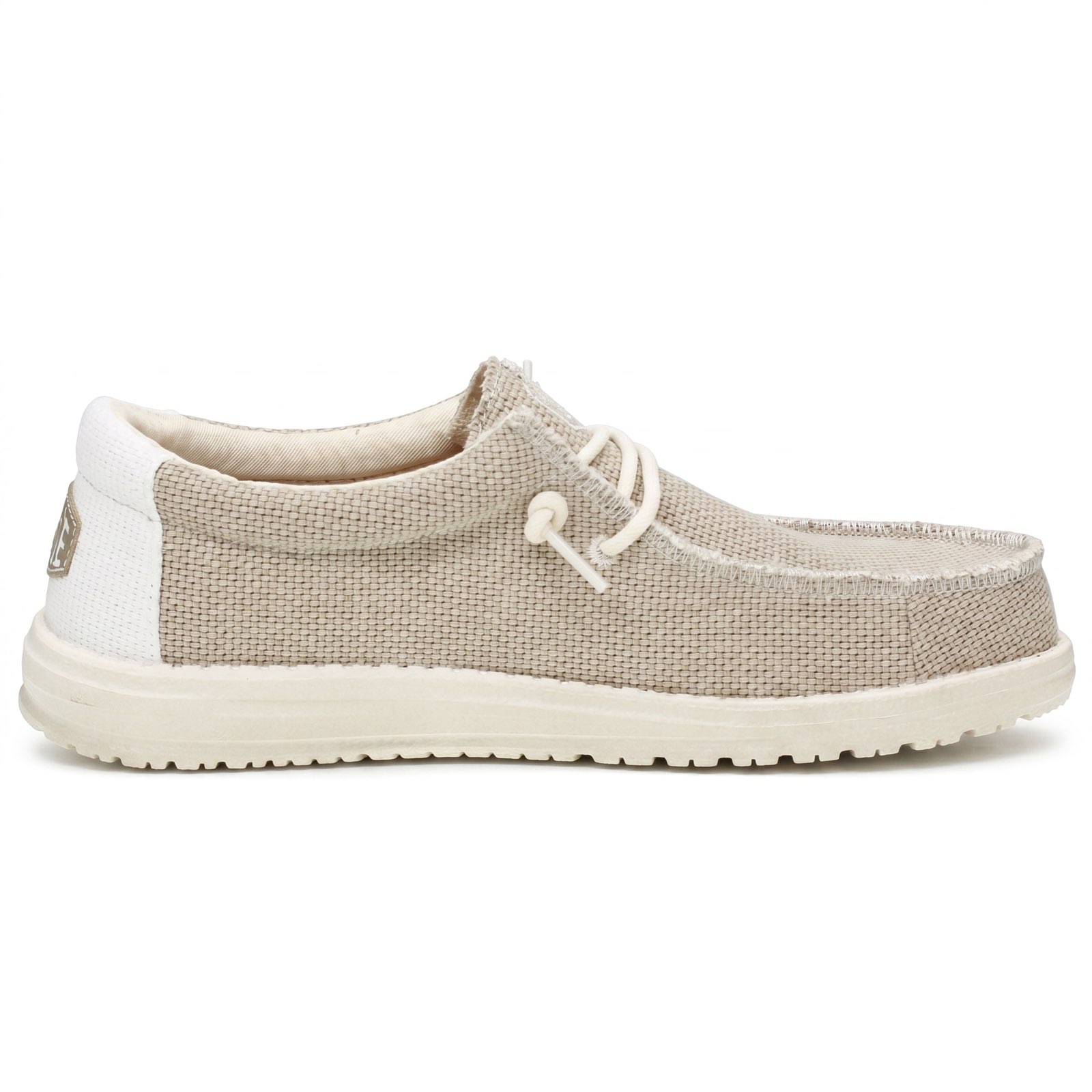 HEY DUDE Wally Braided - Chaussures de bateau Homme blanc Photo 3
