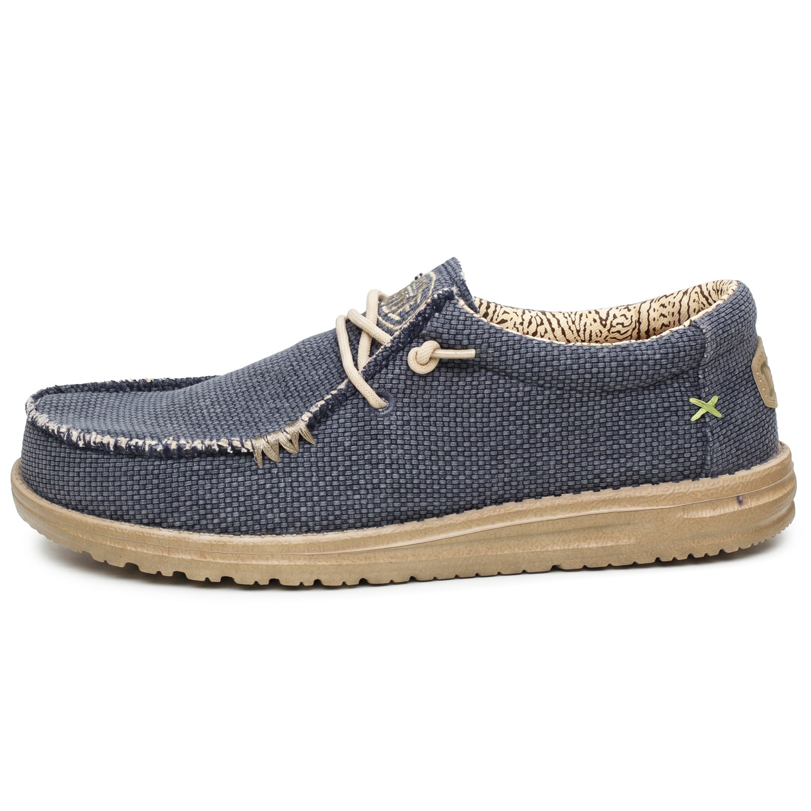 HEY DUDE Wally Braided - Chaussures de bateau Homme bleu Photo 4