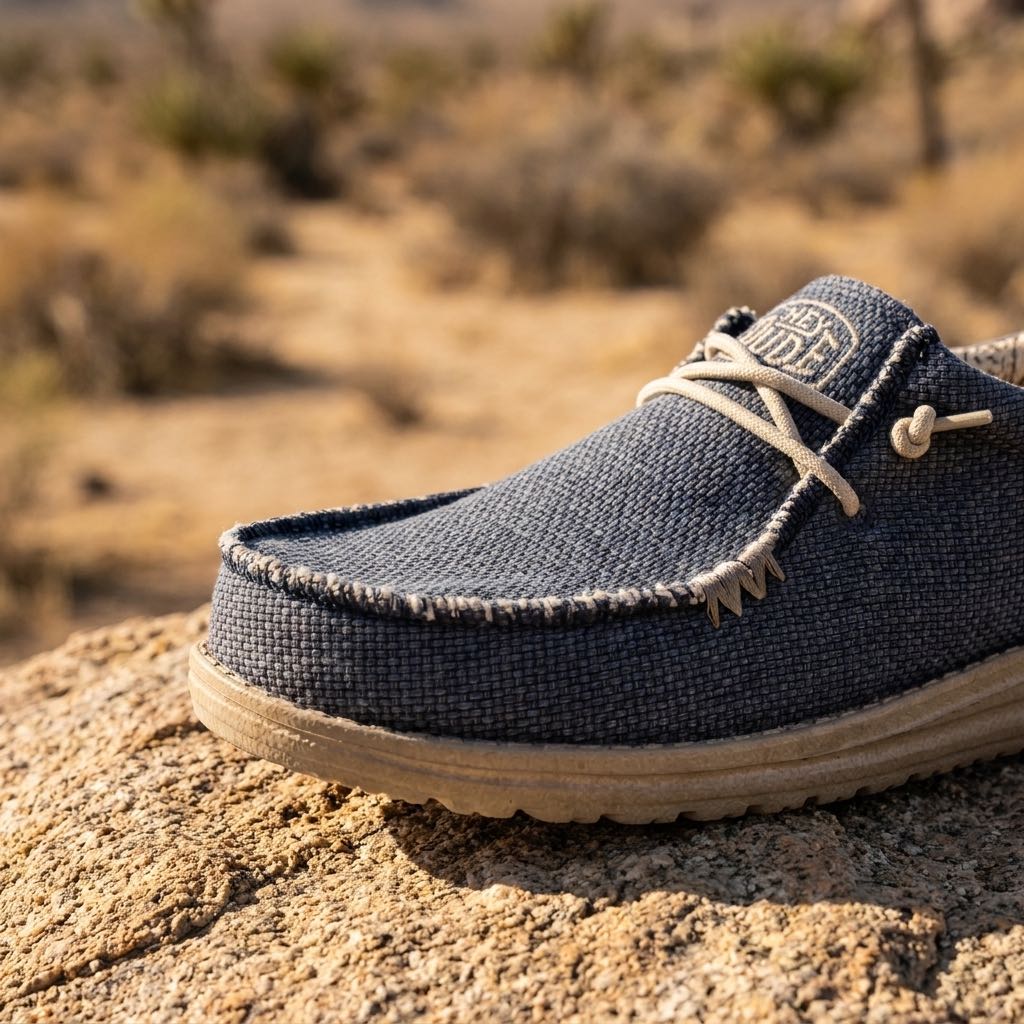 HEY DUDE Wally Braided - Chaussures de bateau Homme bleu Photo 5