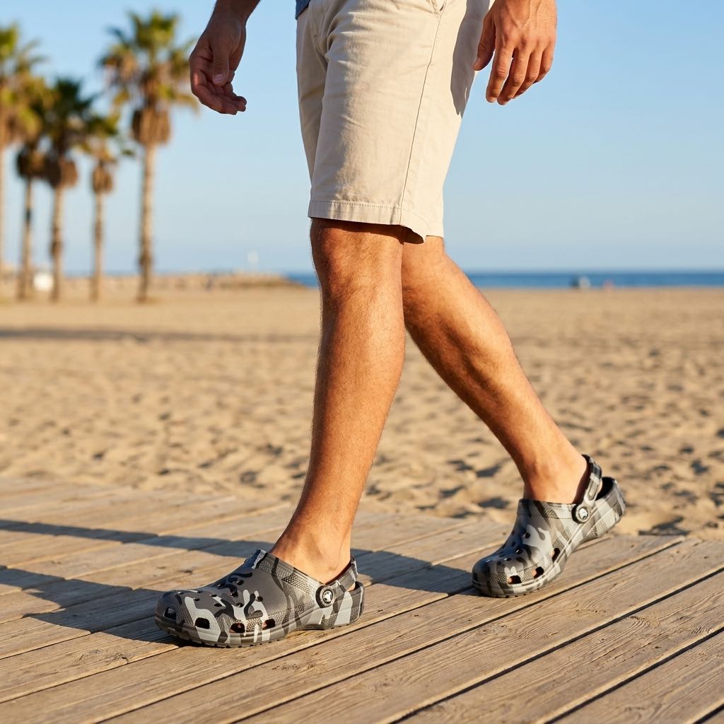 CROCS Grafik Clog Herren grau Foto 2