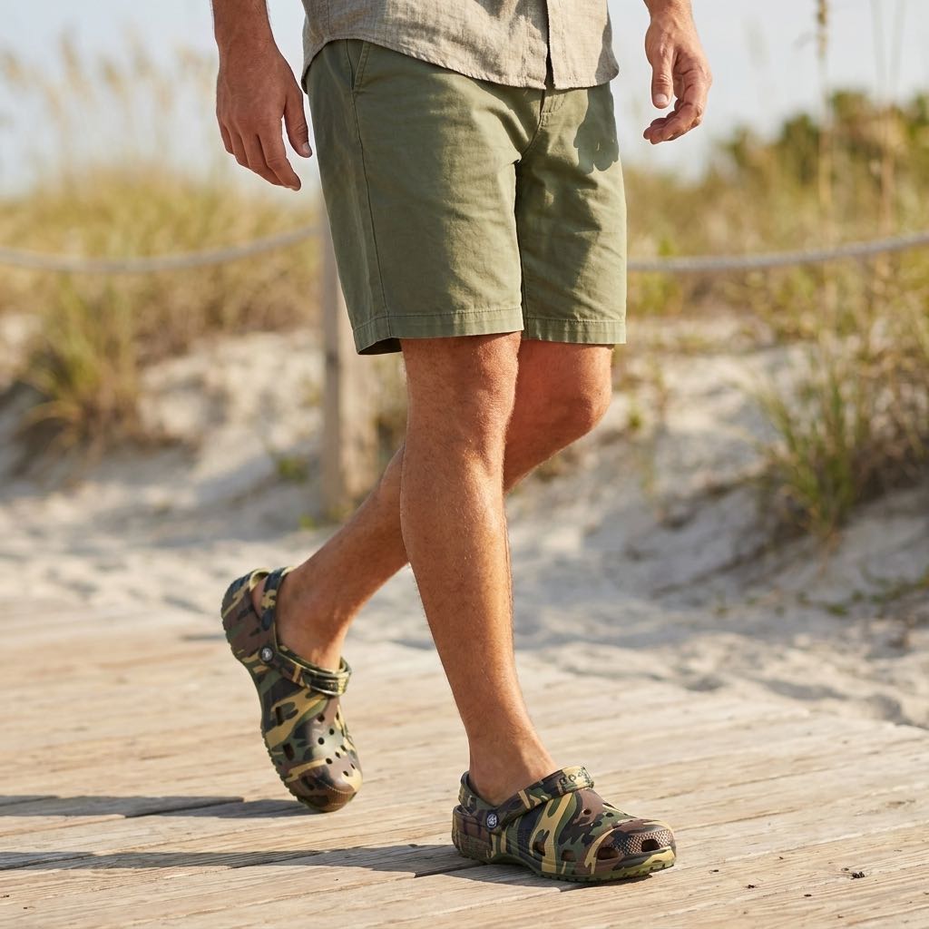 CROCS Grafik Clog Herren grün Foto 2