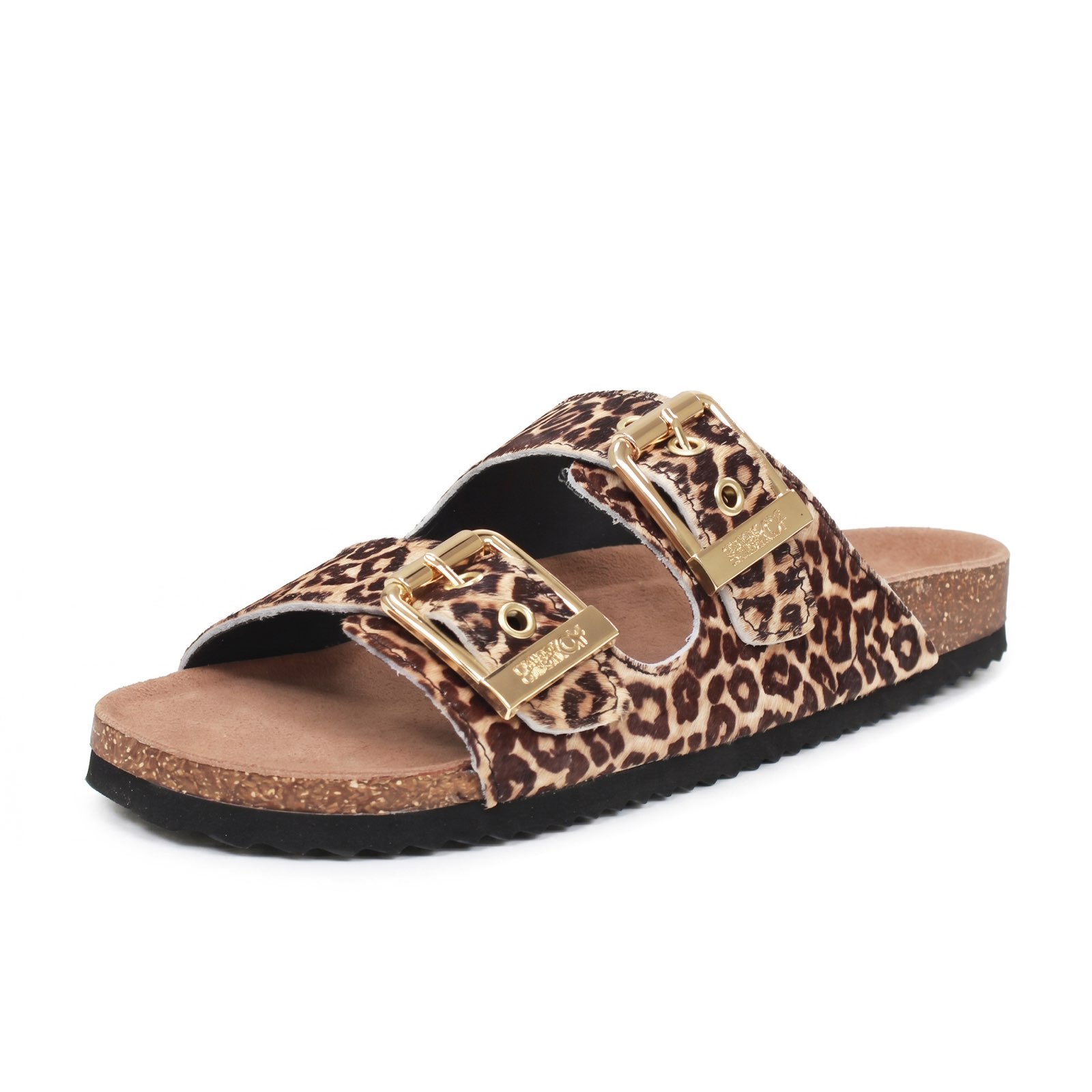 COLORS OF CALIFORNIA Pantoffeln mit doppelter Schnalle Damen multicolor
