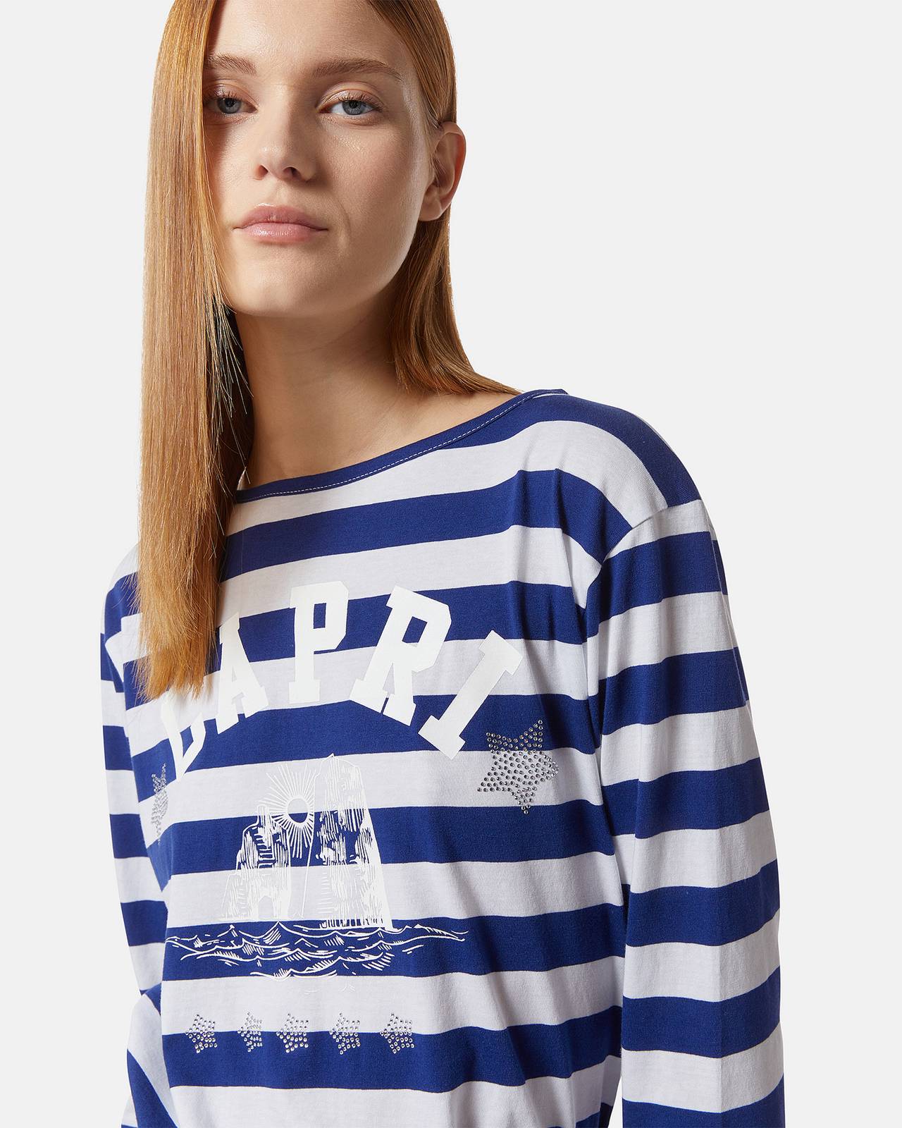 SILVIAN HEACH Ghista-T-Shirt Damen blau Foto 4