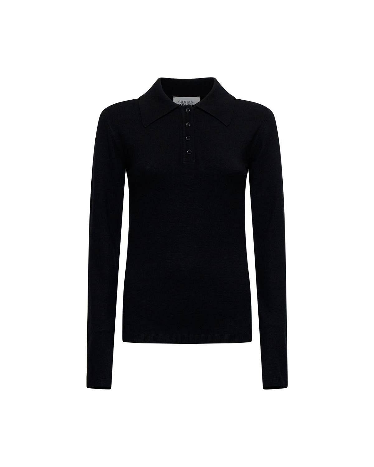 SILVIAN HEACH Polo Bucers Femme noir