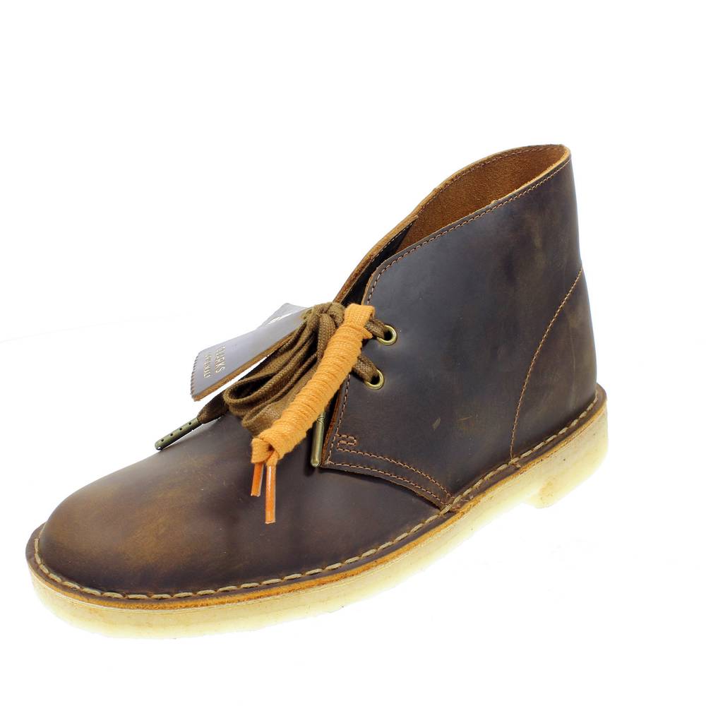 clarks desert boot leather