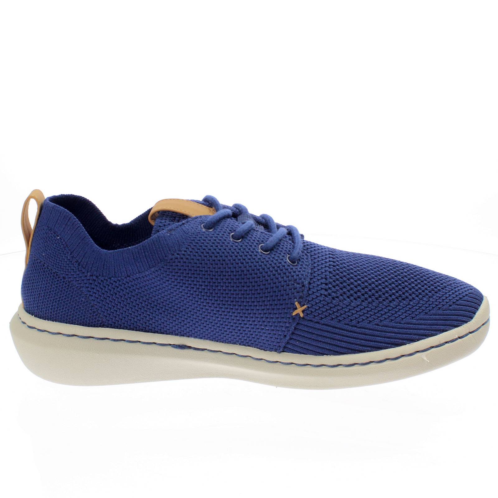 CLARKS Step Urban Mix - Lacets légers en maille Homme bleu Photo 2