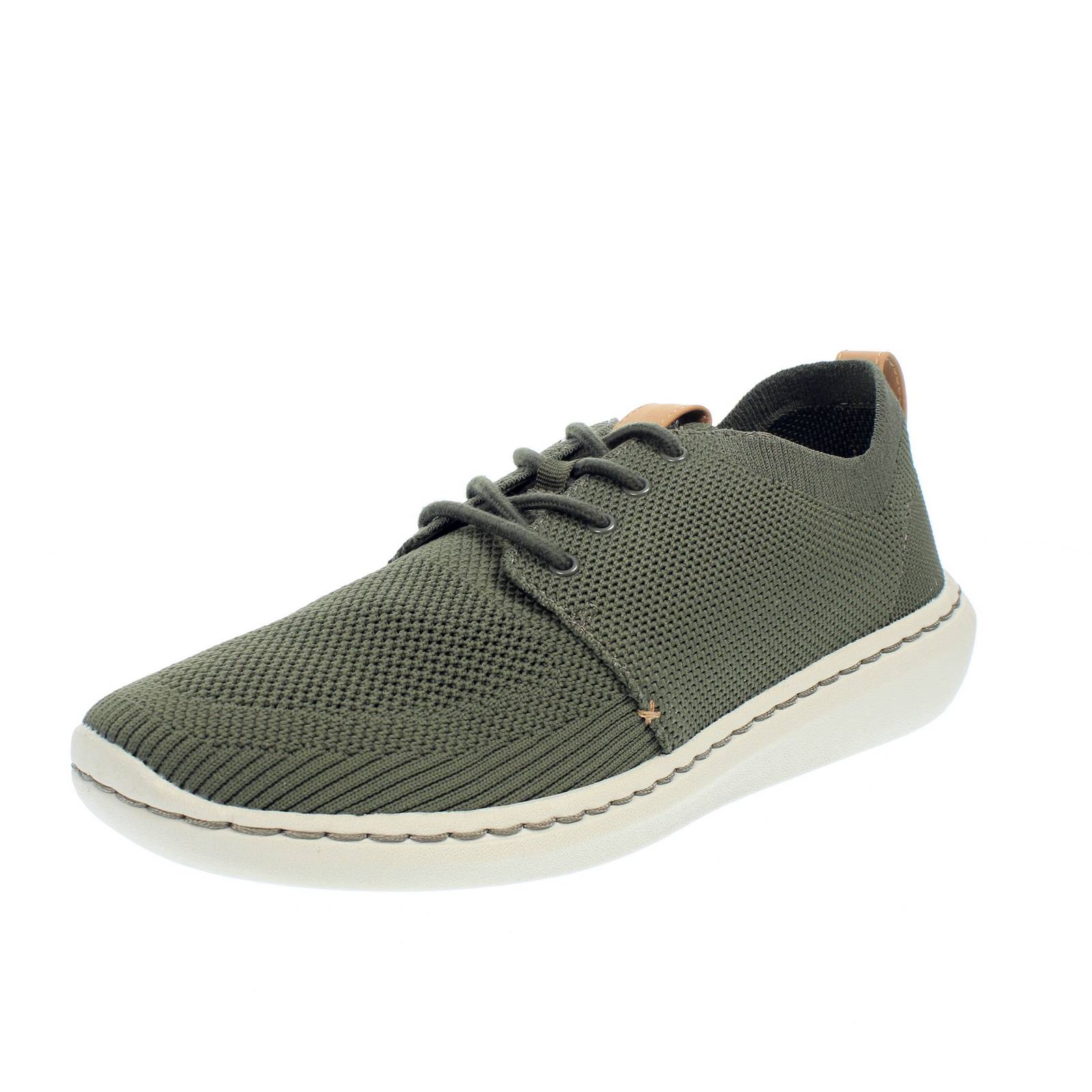 Clarks Step Urban Mix - Леггинсы из сетчатого материала цвета Каки - Uomo Scarpe Stringate