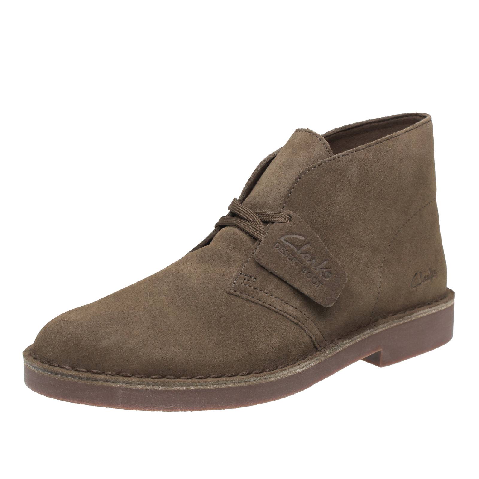 Clarks Desert Boot Evo - Poloshirt Wildleder Khaki - Herren Polosischschuhe 28490₽