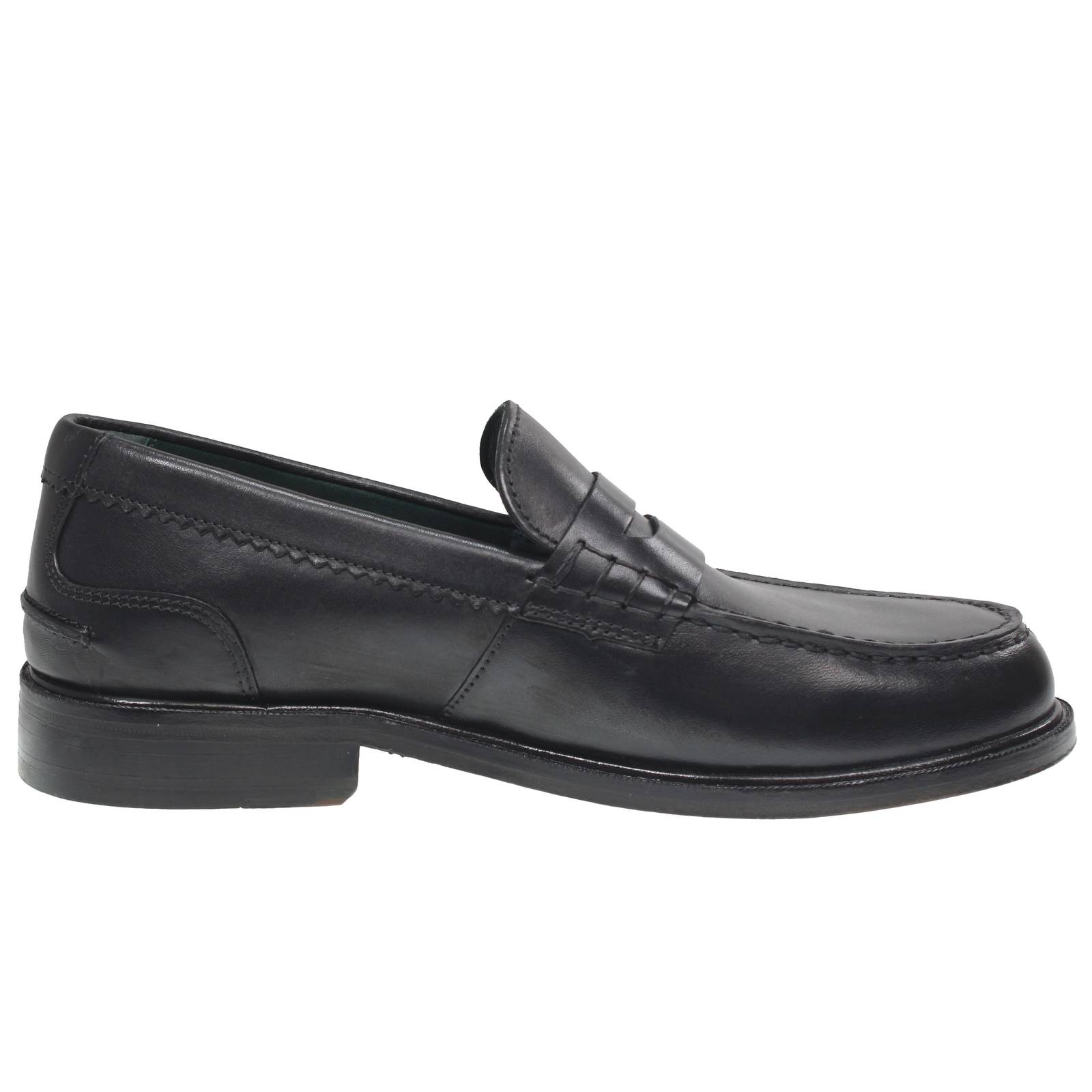 CLARKS CraftJames - Mocassins de collège en cuir Homme noir Photo 2