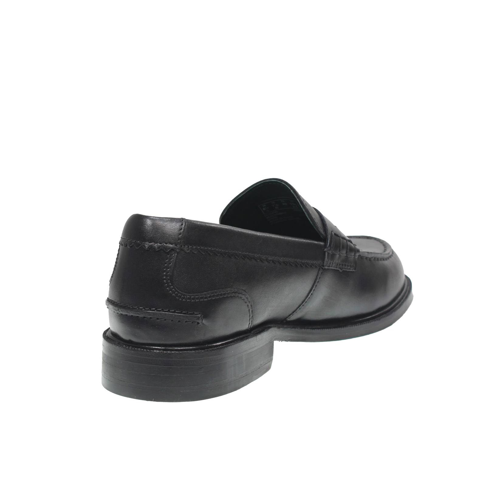CLARKS CraftJames - Mocassins de collège en cuir Homme noir Photo 4