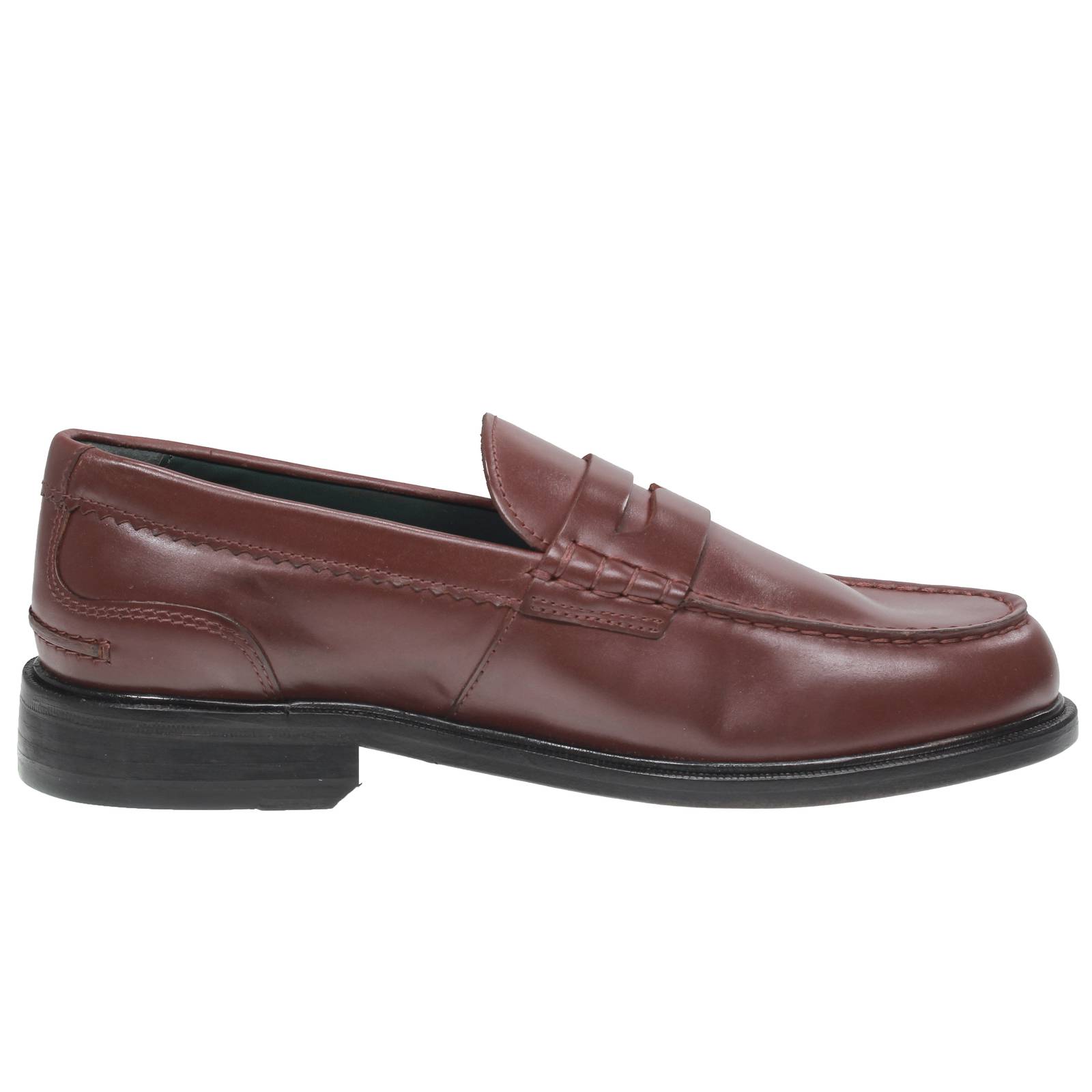 CLARKS CraftJames - Mocassins de collège en cuir Homme marron Photo 2