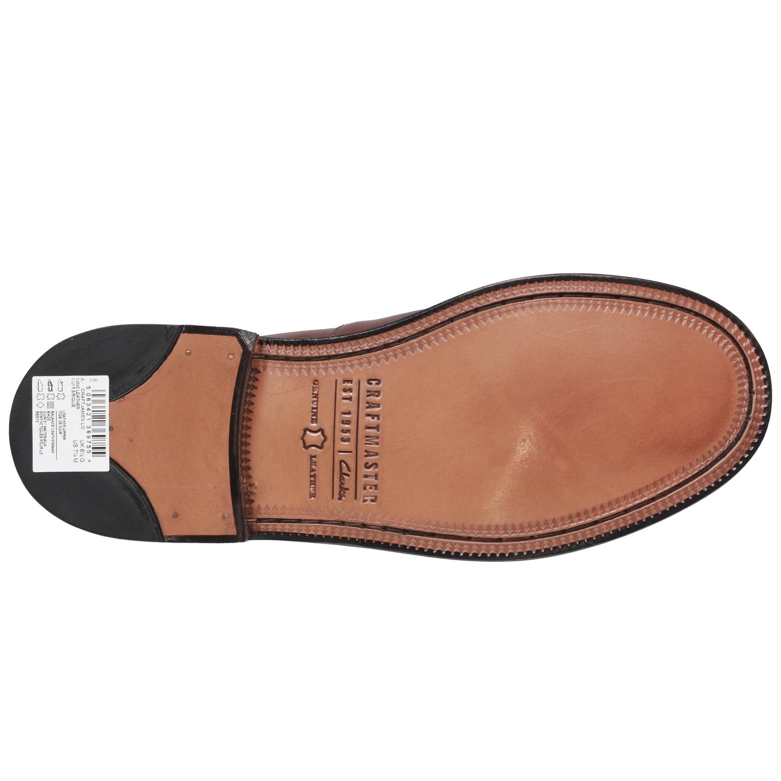 CLARKS CraftJames - Mocassins de collège en cuir Homme marron Photo 5