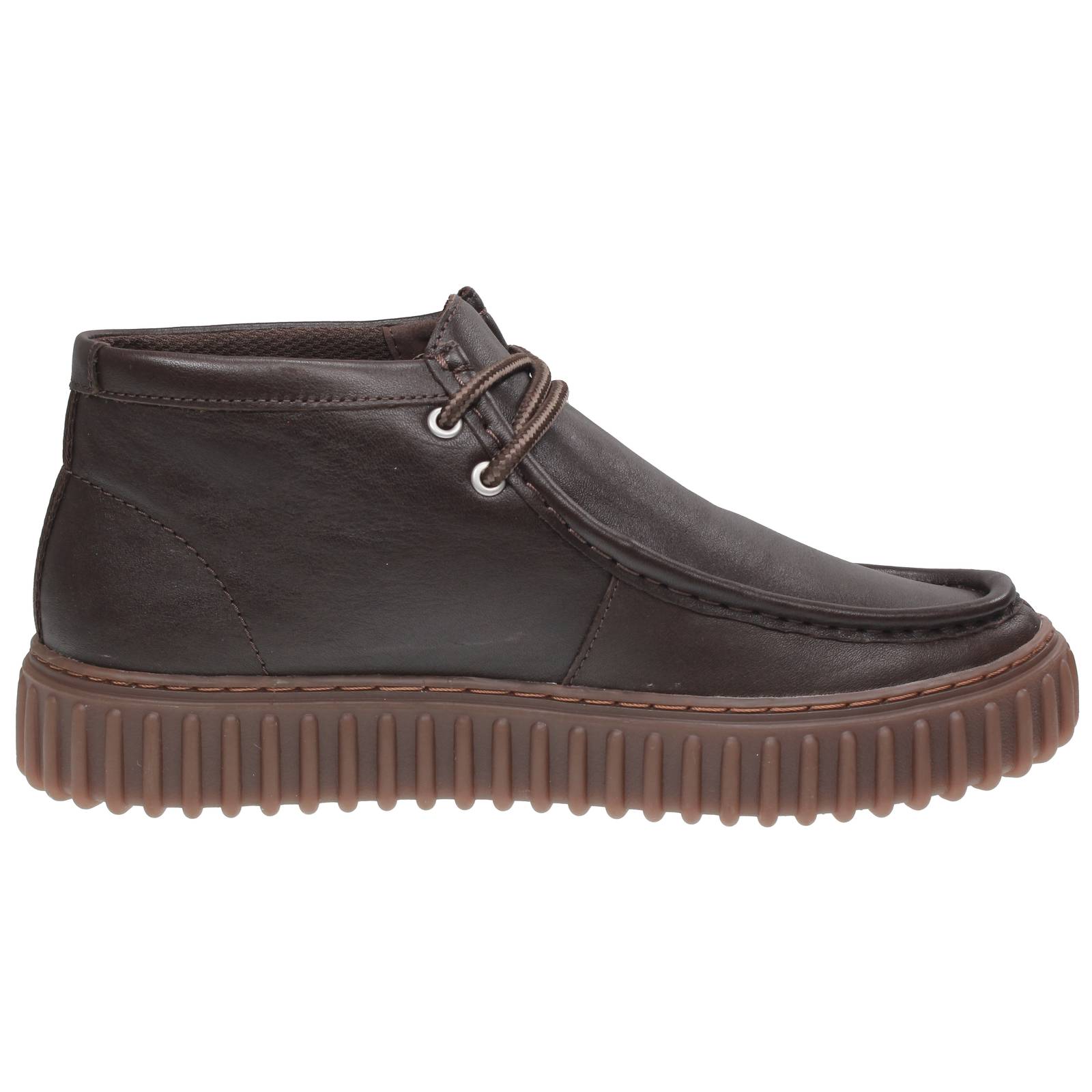 CLARKS Torhill High - Leather Boots Man dark brown Photo 2