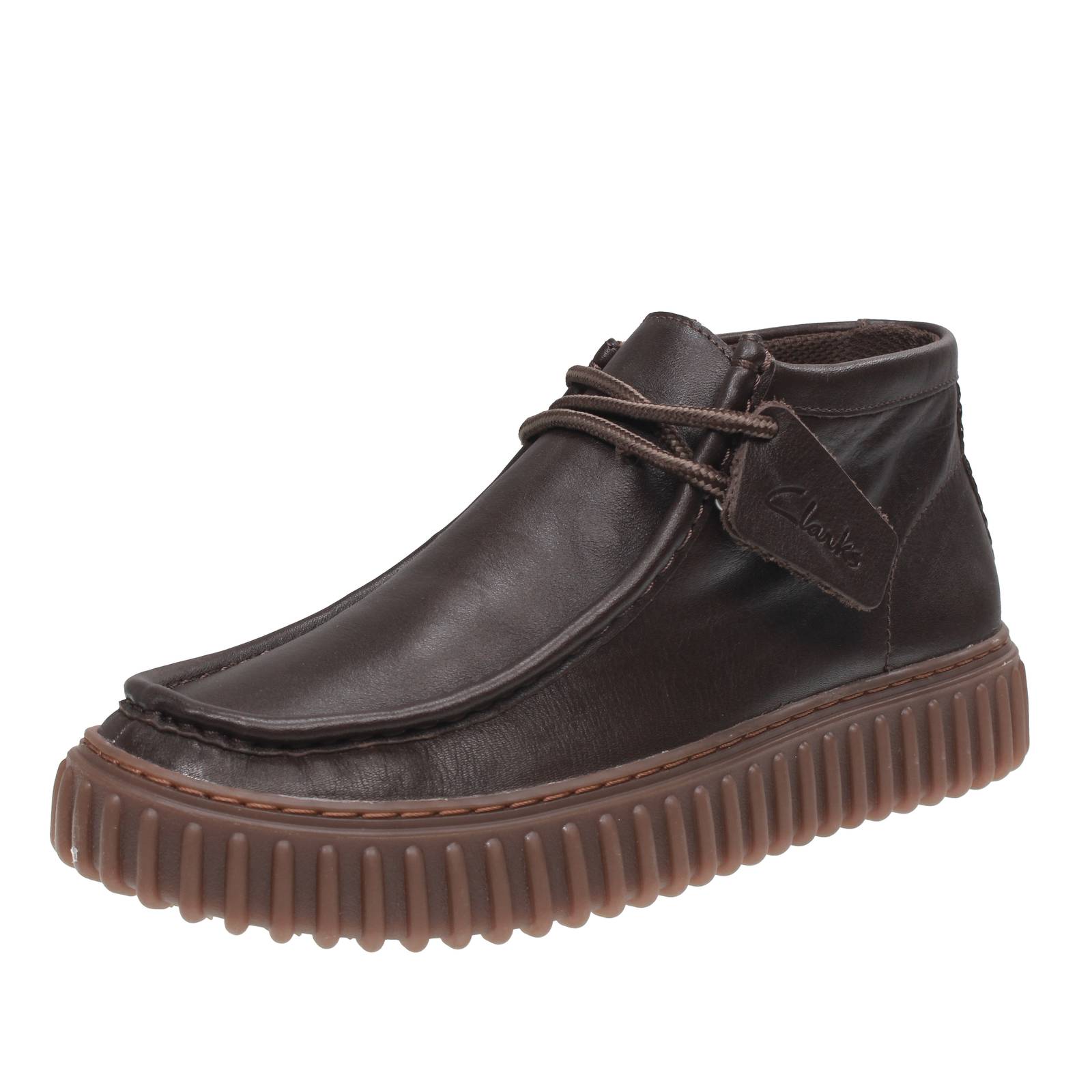 CLARKS Torhill High - Leather Boots Man dark brown Photo 1