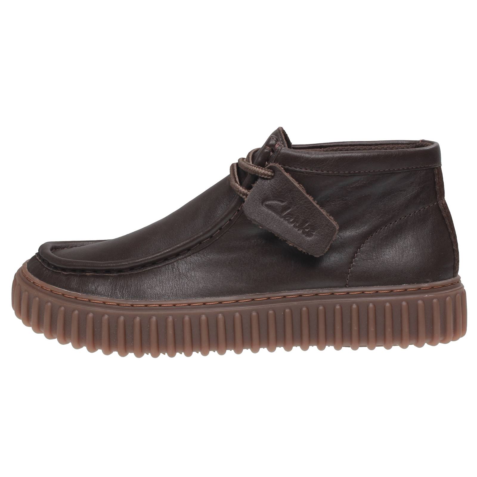 CLARKS Torhill High - Leather Boots Man dark brown Photo 3