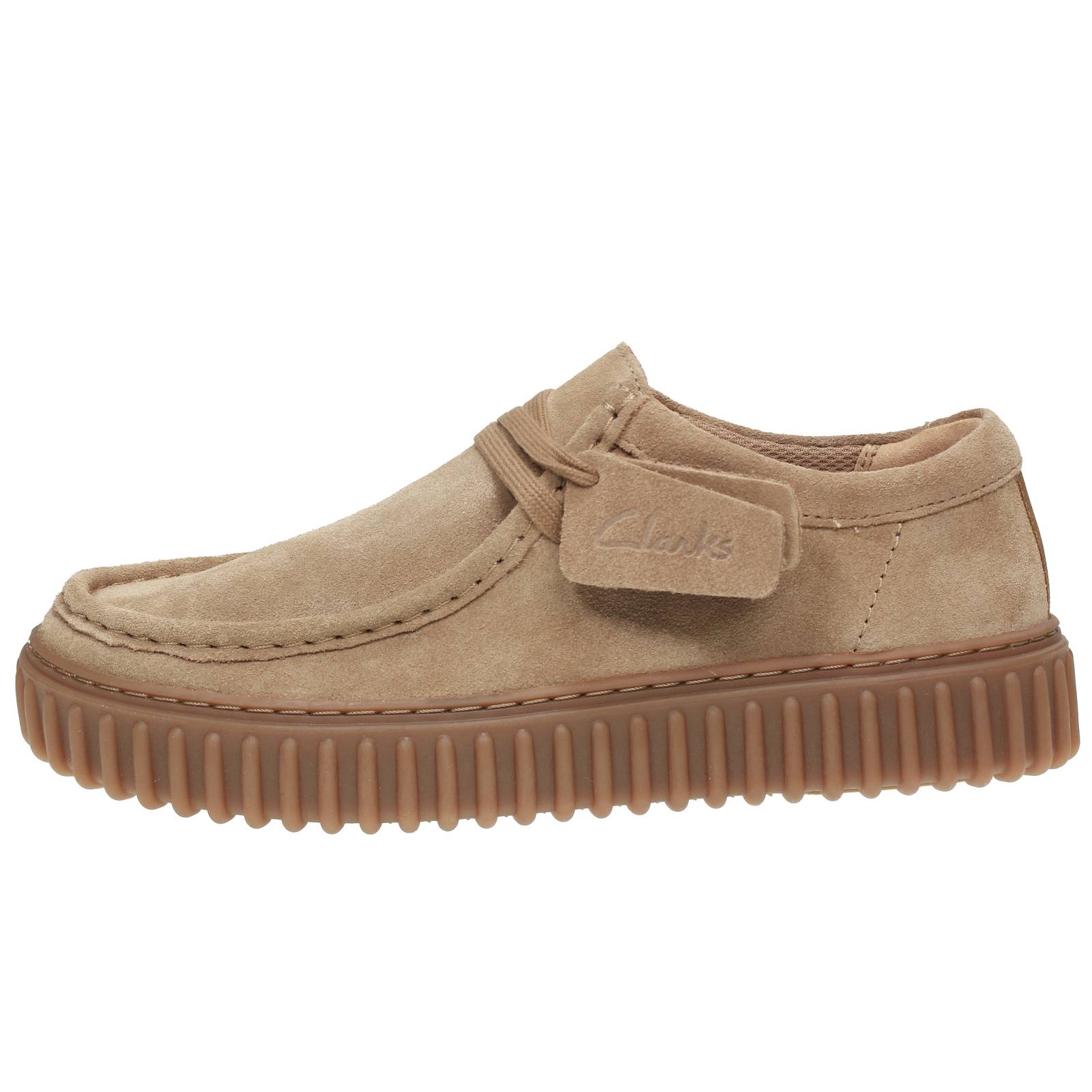 CLARKS Torhill Low - Mocassins en daim Homme sable Photo 3