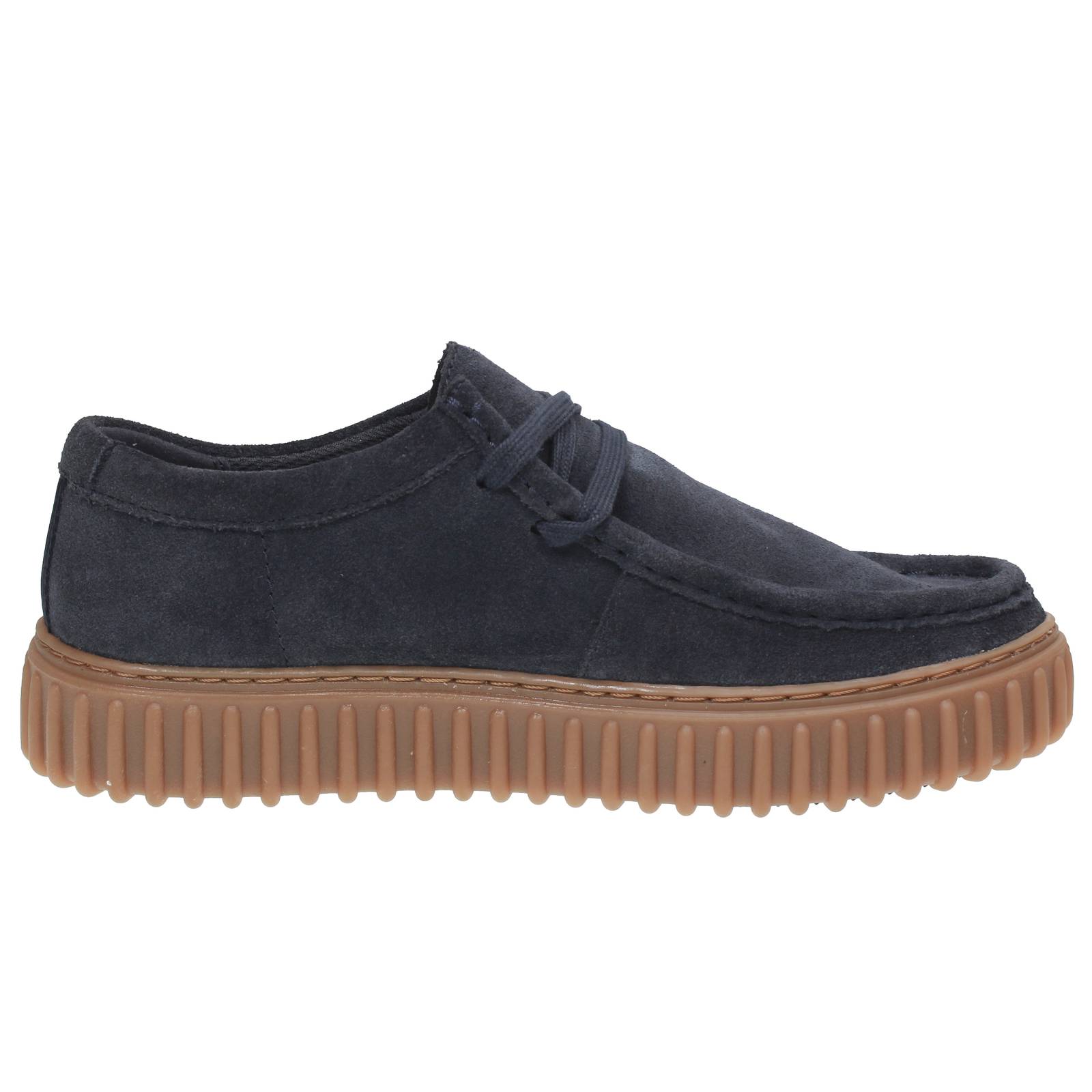 CLARKS Torhill Low - Mocassins en daim Homme bleu Photo 2