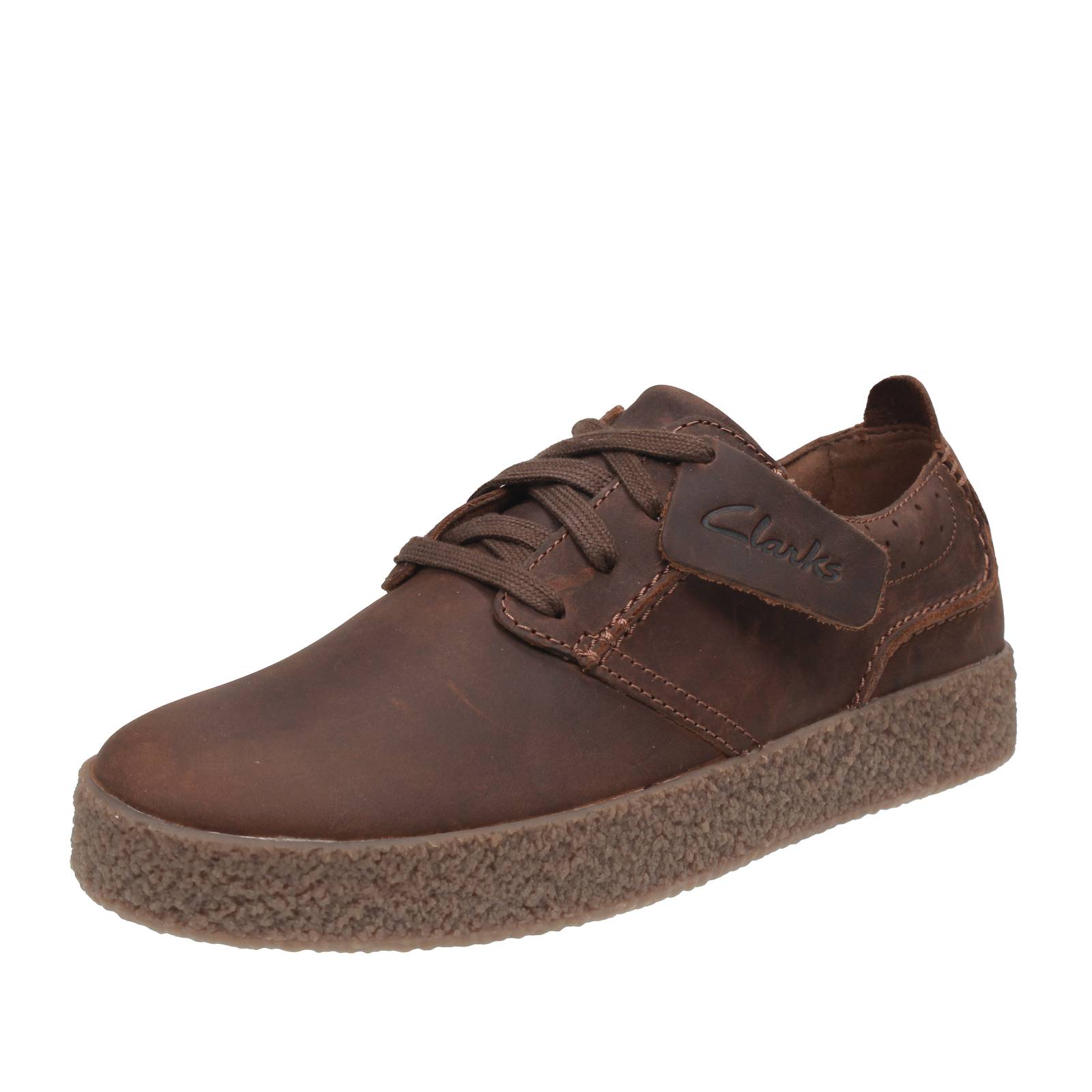CLARKS Streethill - Sneakers basses en cuir Homme marron