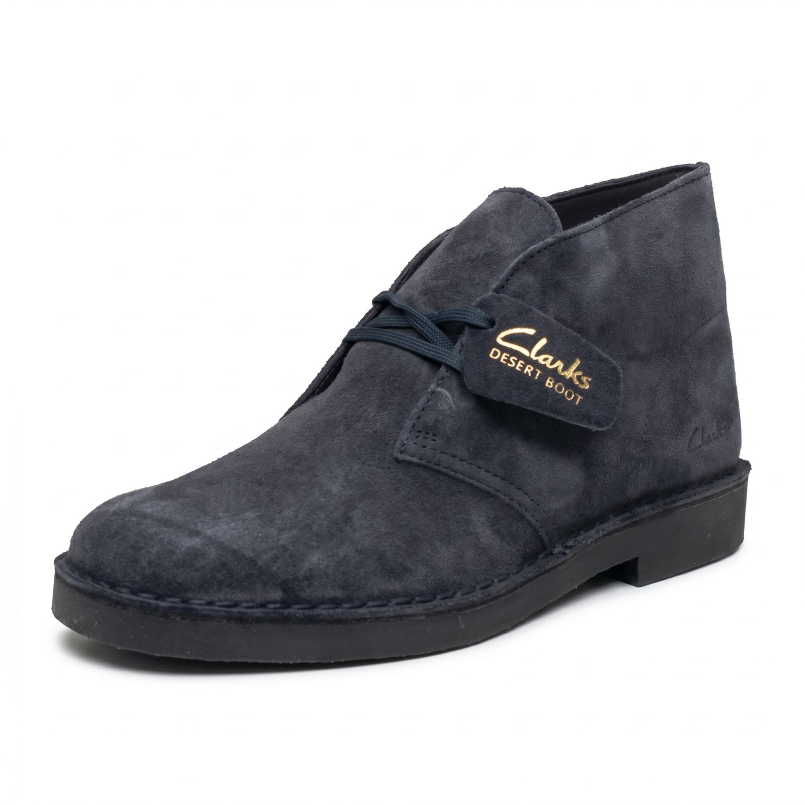 CLARKS Desert Boot Evo - Bottines en daim Homme bleu