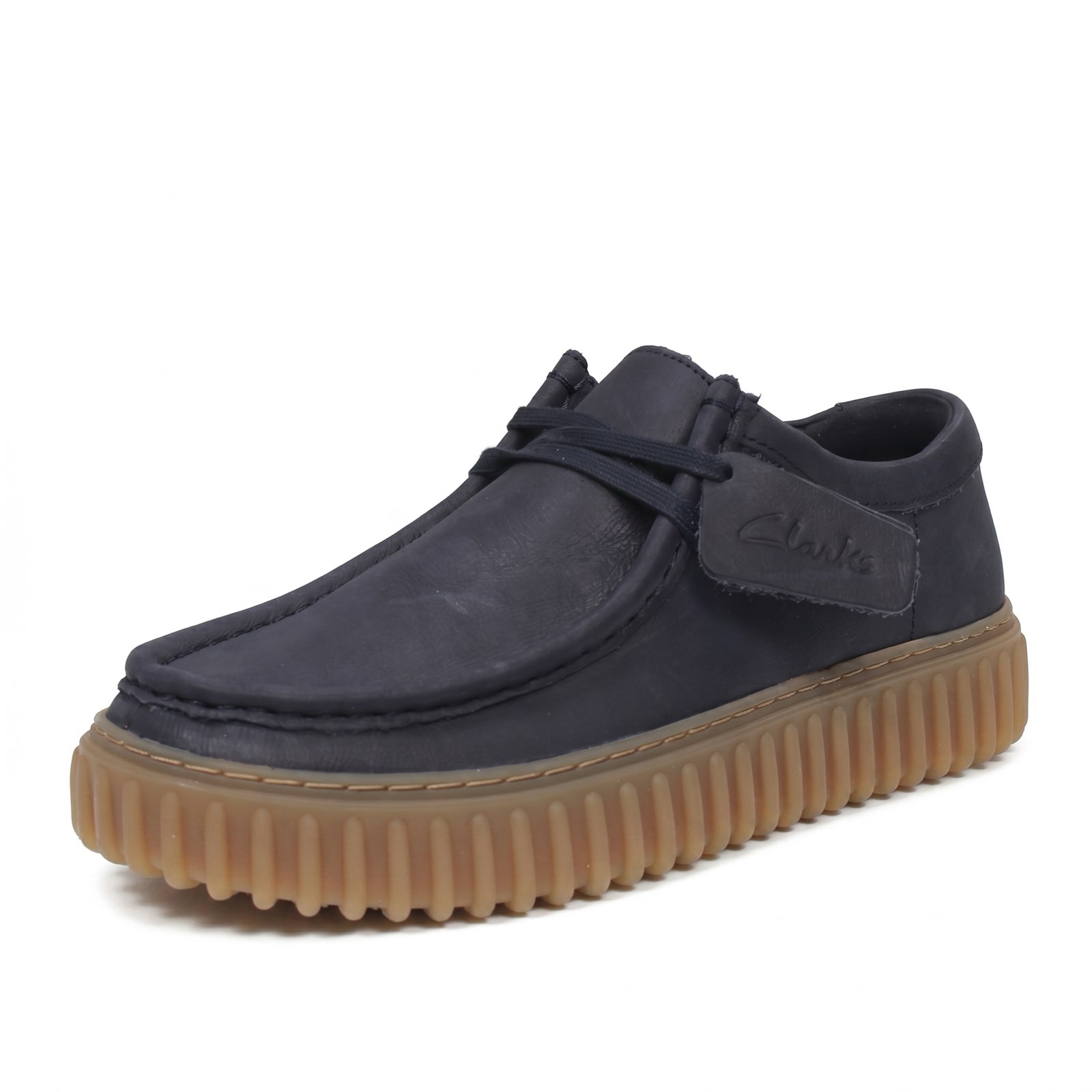 CLARKS Torhill Low - Mocassins en cuir Homme bleu