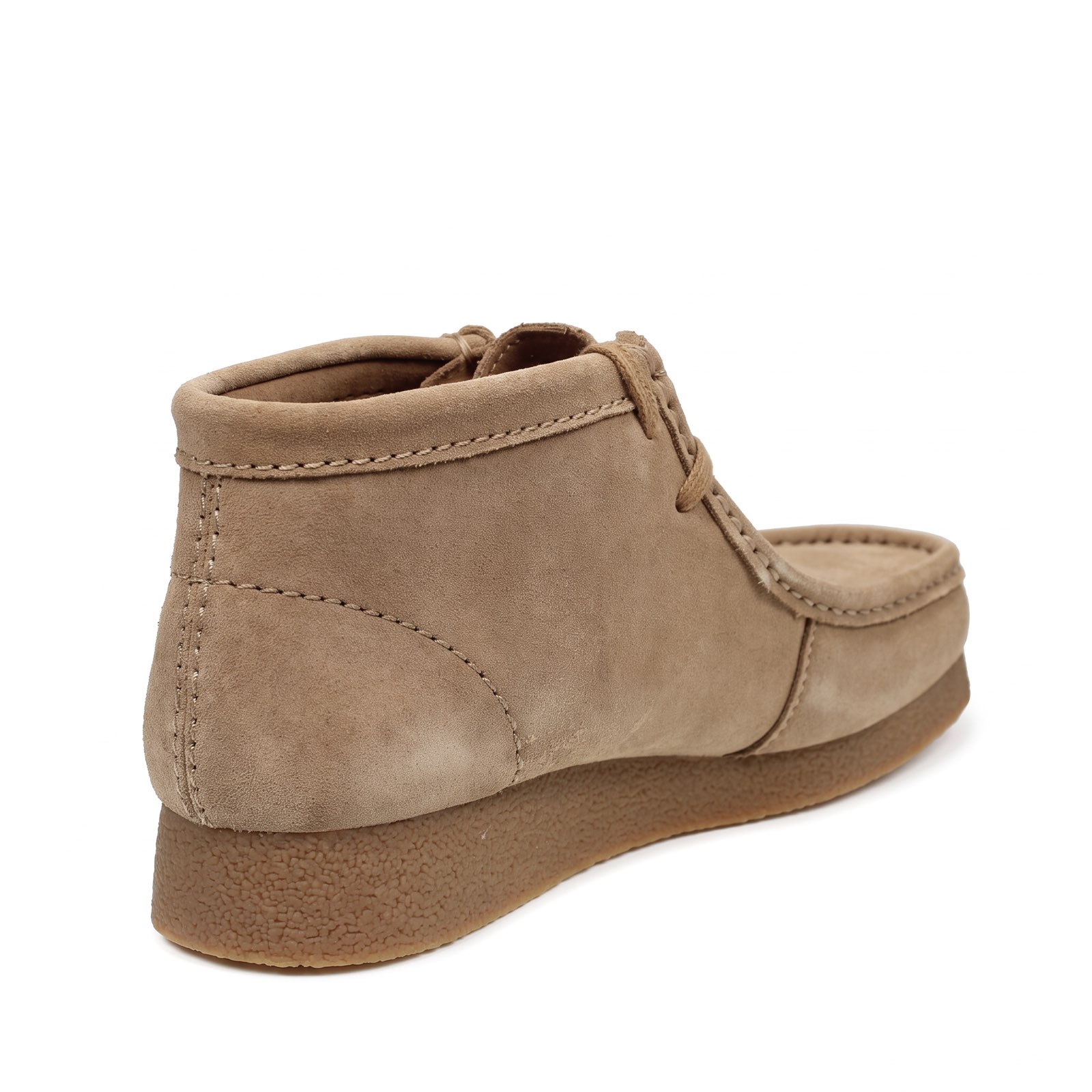 CLARKS Wallabee EVO BT - Mocassins à lacets en cuir Homme sable Photo 6