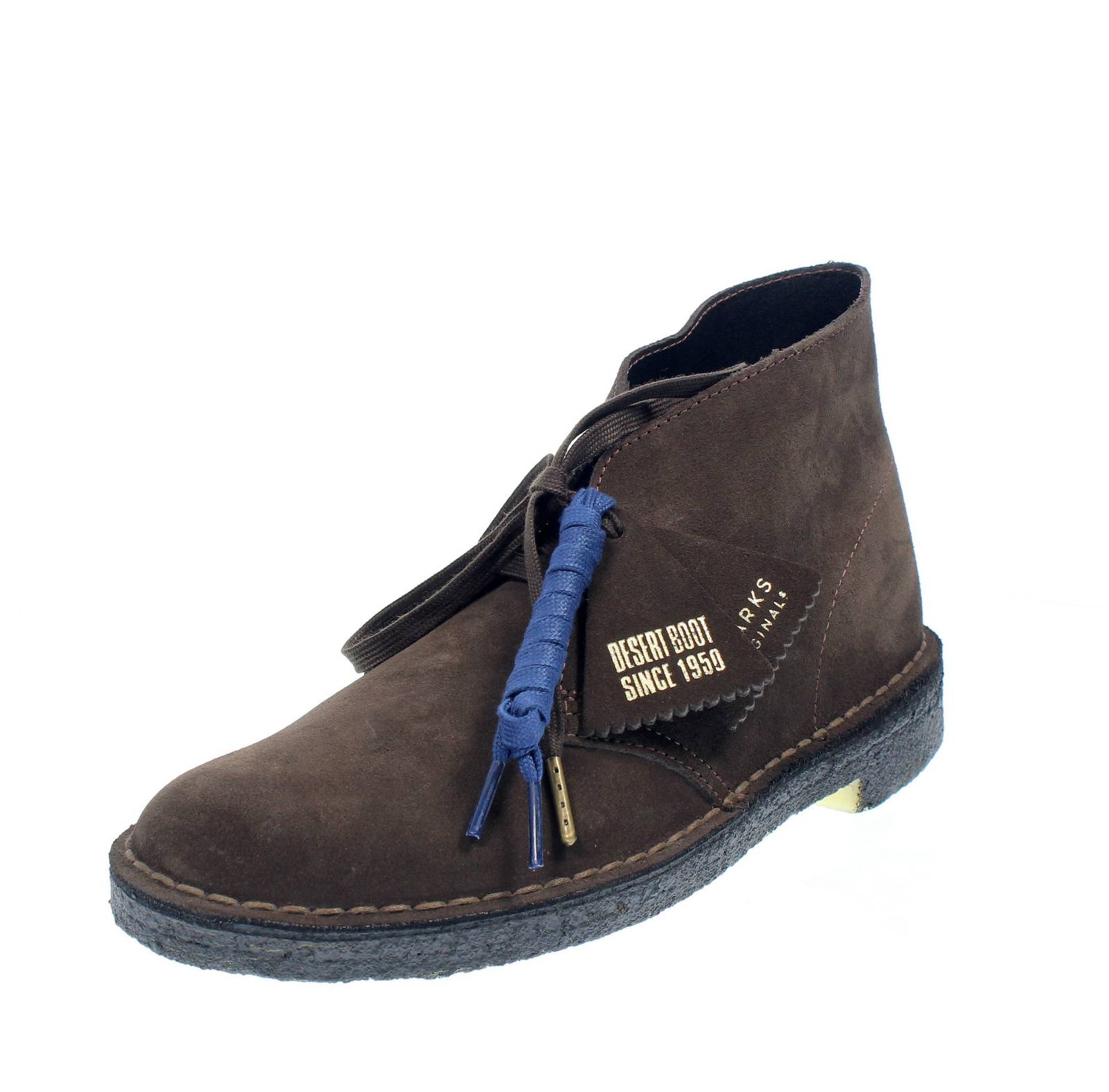 Ботинки-дезерты Clarks - Polacchini из замши Marrone - Uomo Scarpe Polacchini