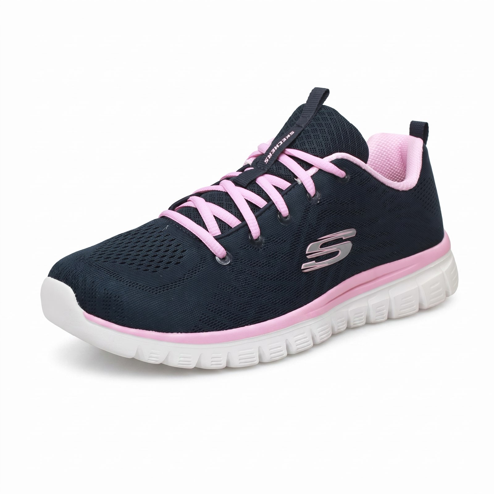 SKECHERS Get Connected - Fitness-Schuhe mit Memory Foam Damen blau
