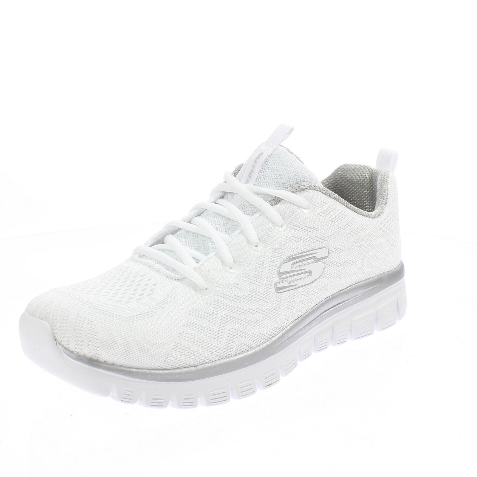 SKECHERS Get Connected - Fitness-Schuhe mit Memory Foam Damen weiß Foto 1