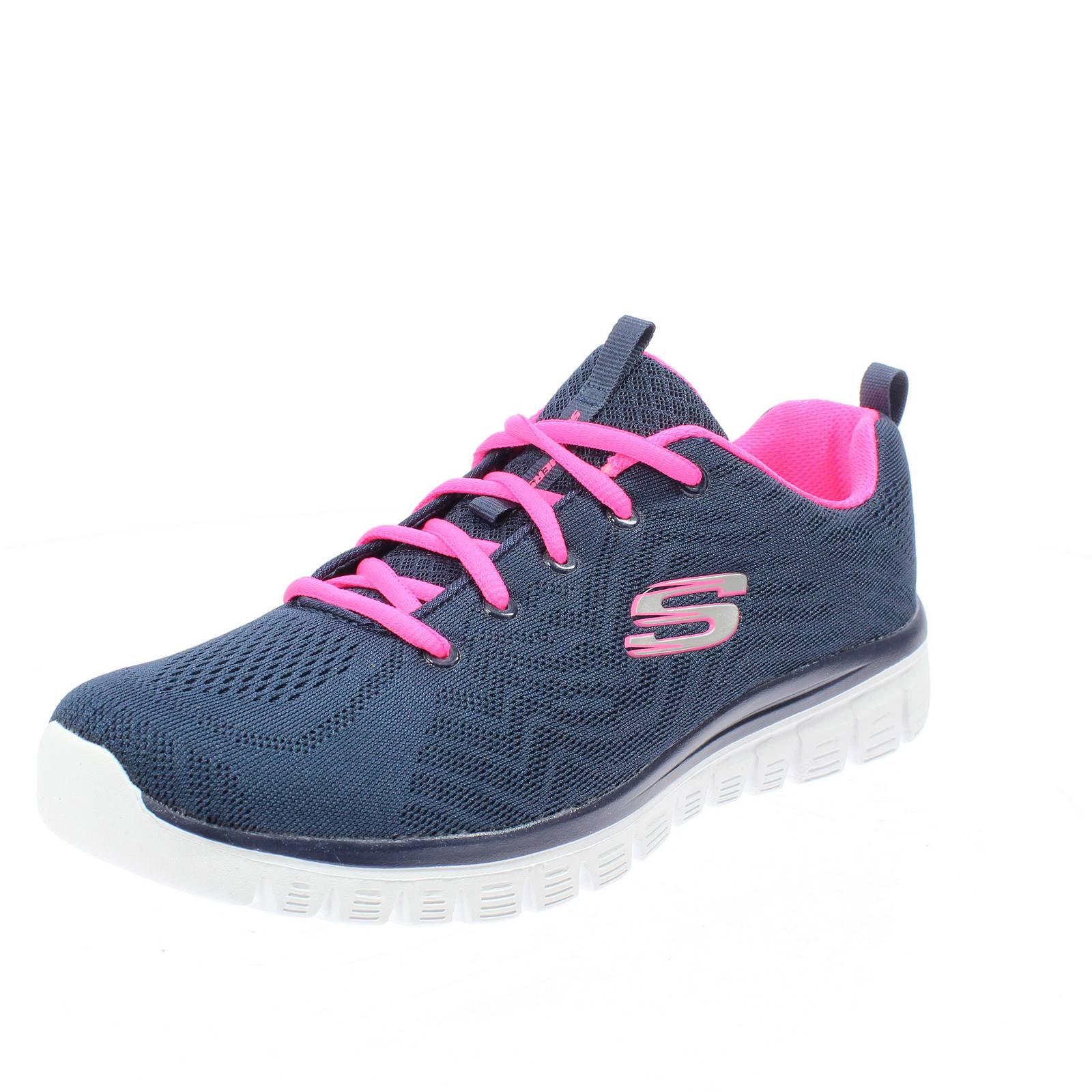 SKECHERS Get Connected - Fitness-Schuhe mit Memory Foam Damen blau