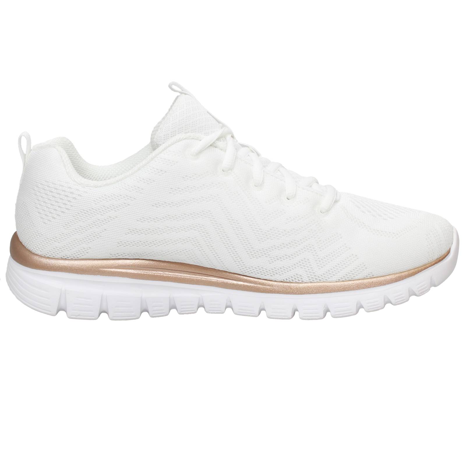 SKECHERS Get Connected - Fitness-Schuhe mit Memory Foam Damen weiß Foto 3